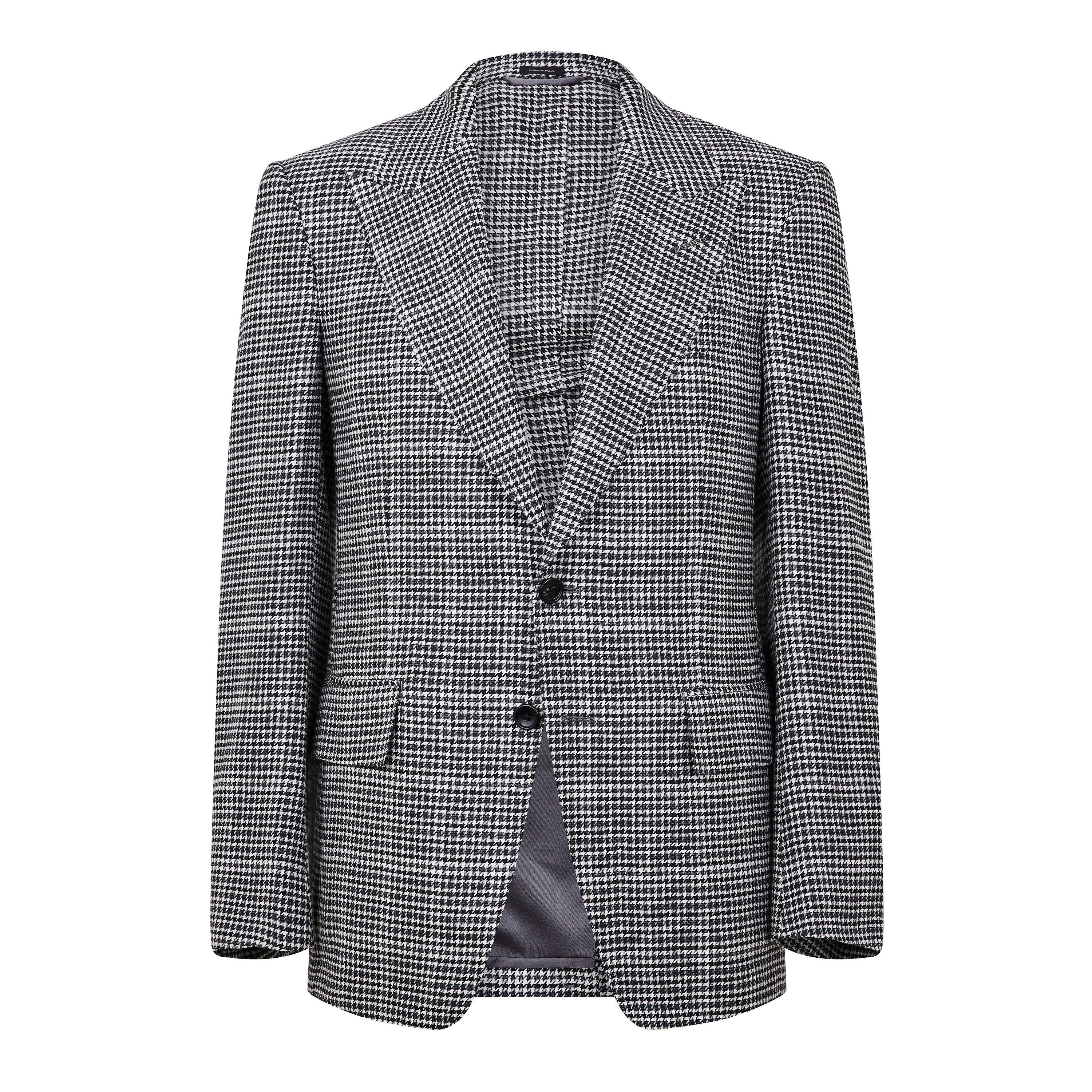 Black/White - Tom Ford - TF Check Shelton Jkt Sn64 - 1