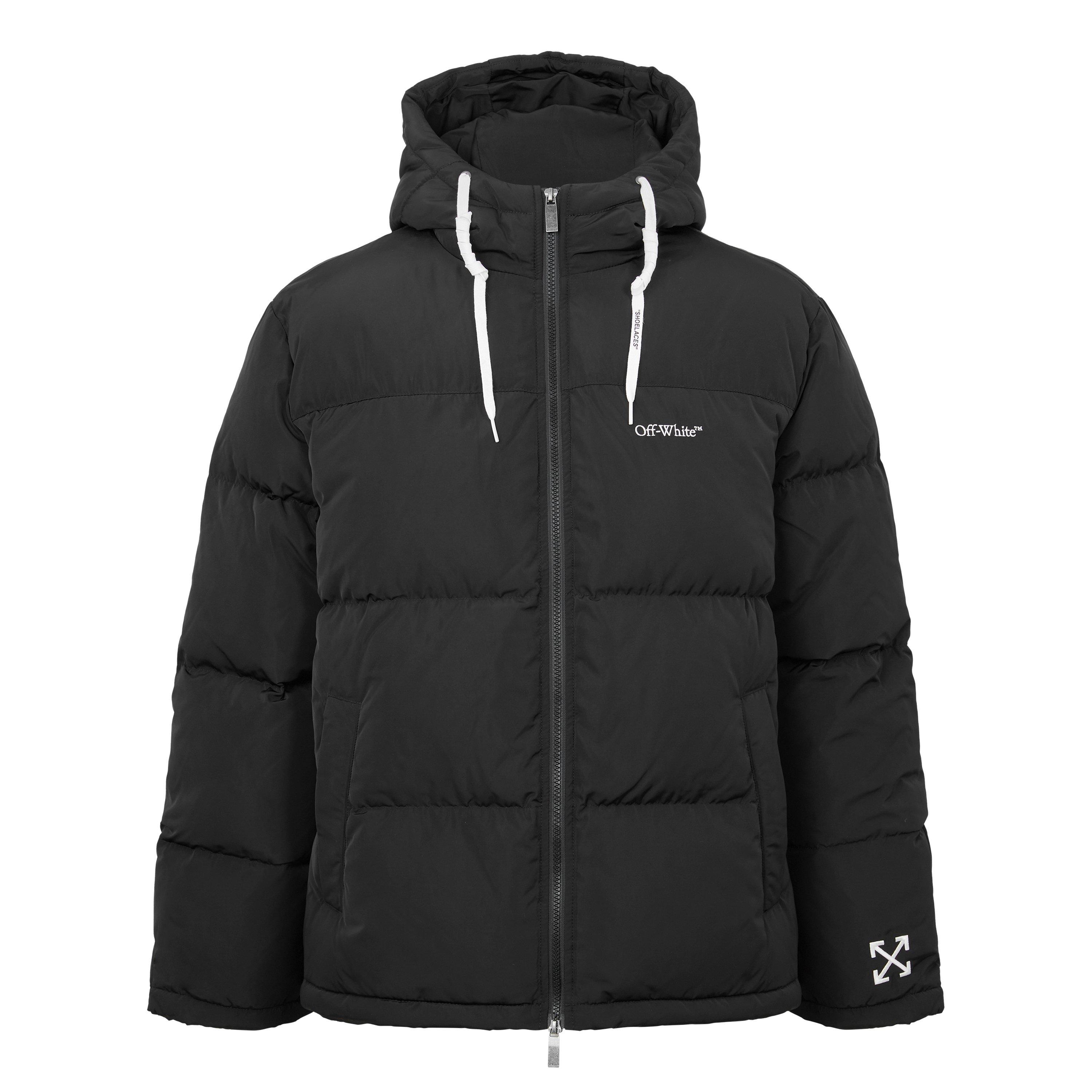 Black - Off White - Off Shoelace Puffer Sn64 - 1