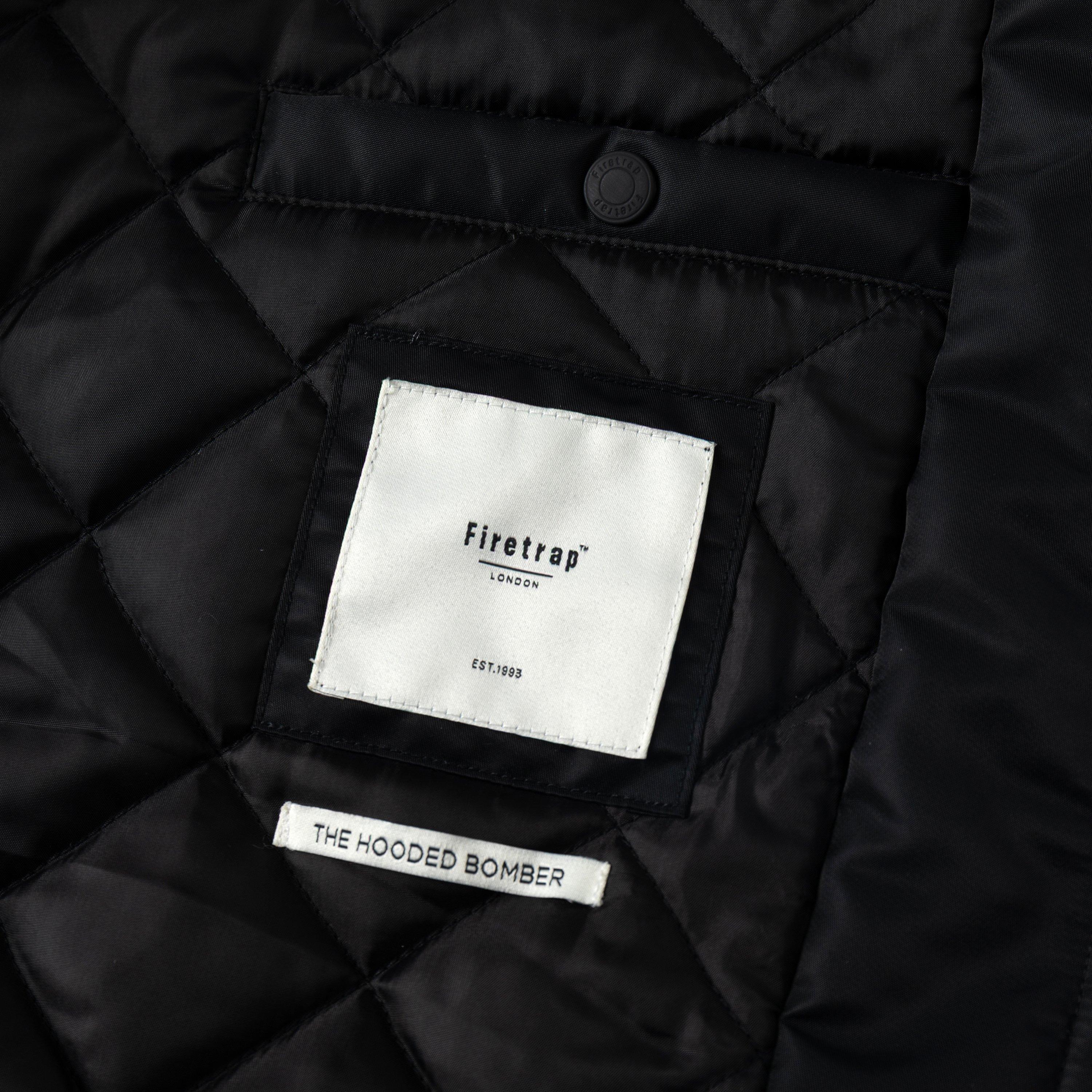 Schwarz/Grau - Firetrap - Firetrap Flc Bomber  mens - 5