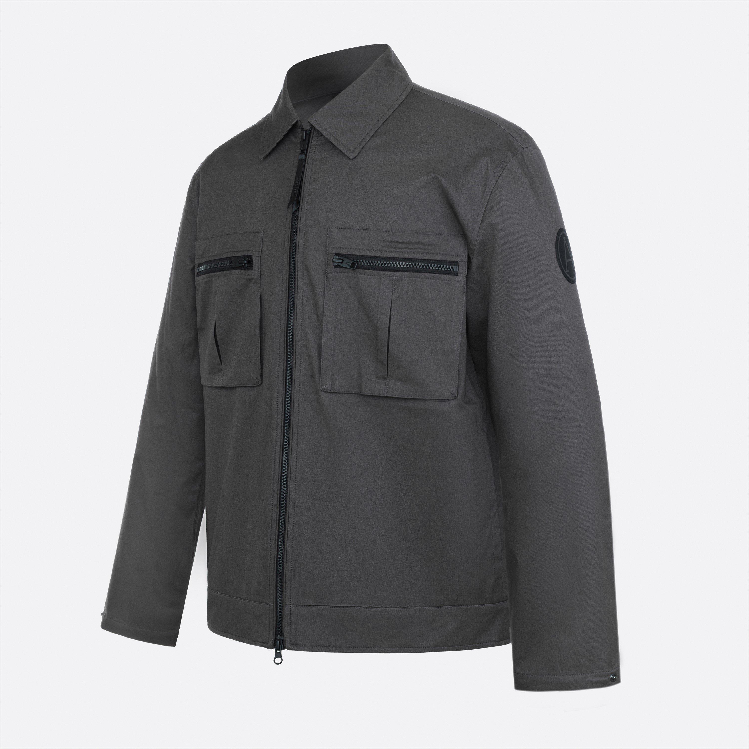 Charcoal - Arctic Army - Men's WPC Harrington Jacket - 3
