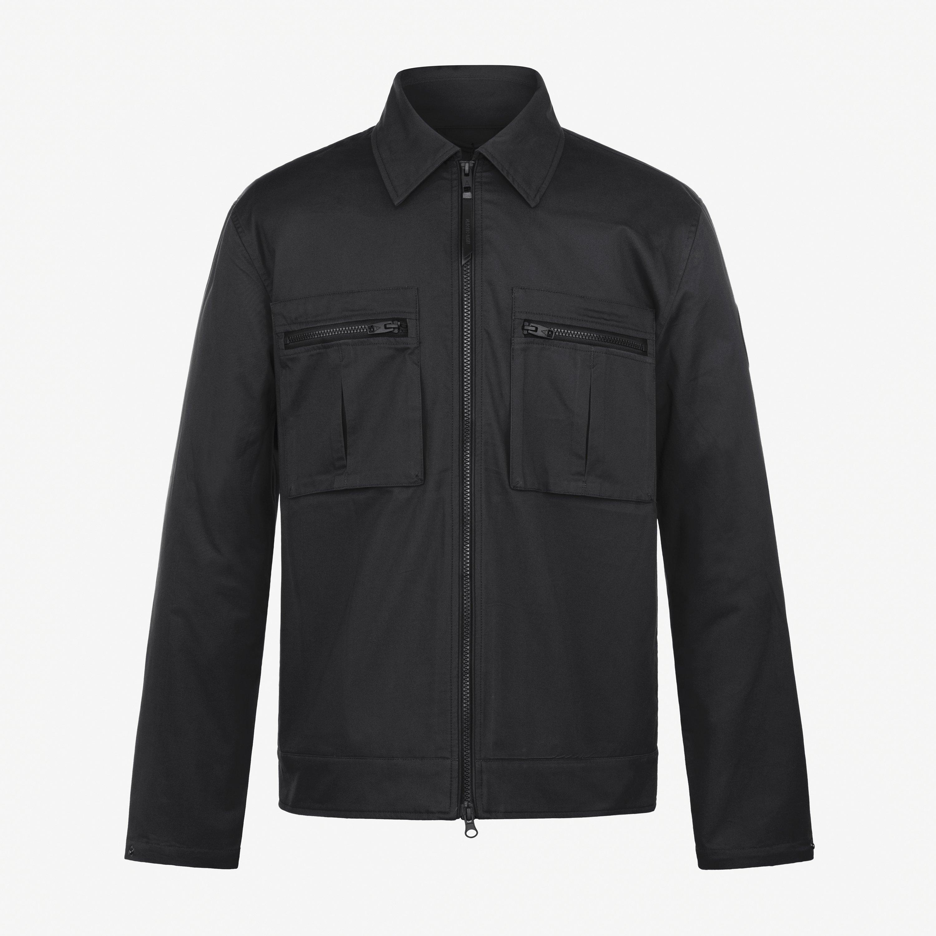 Arctic Army Men's Wpc Harrington Jacket - Black - Small