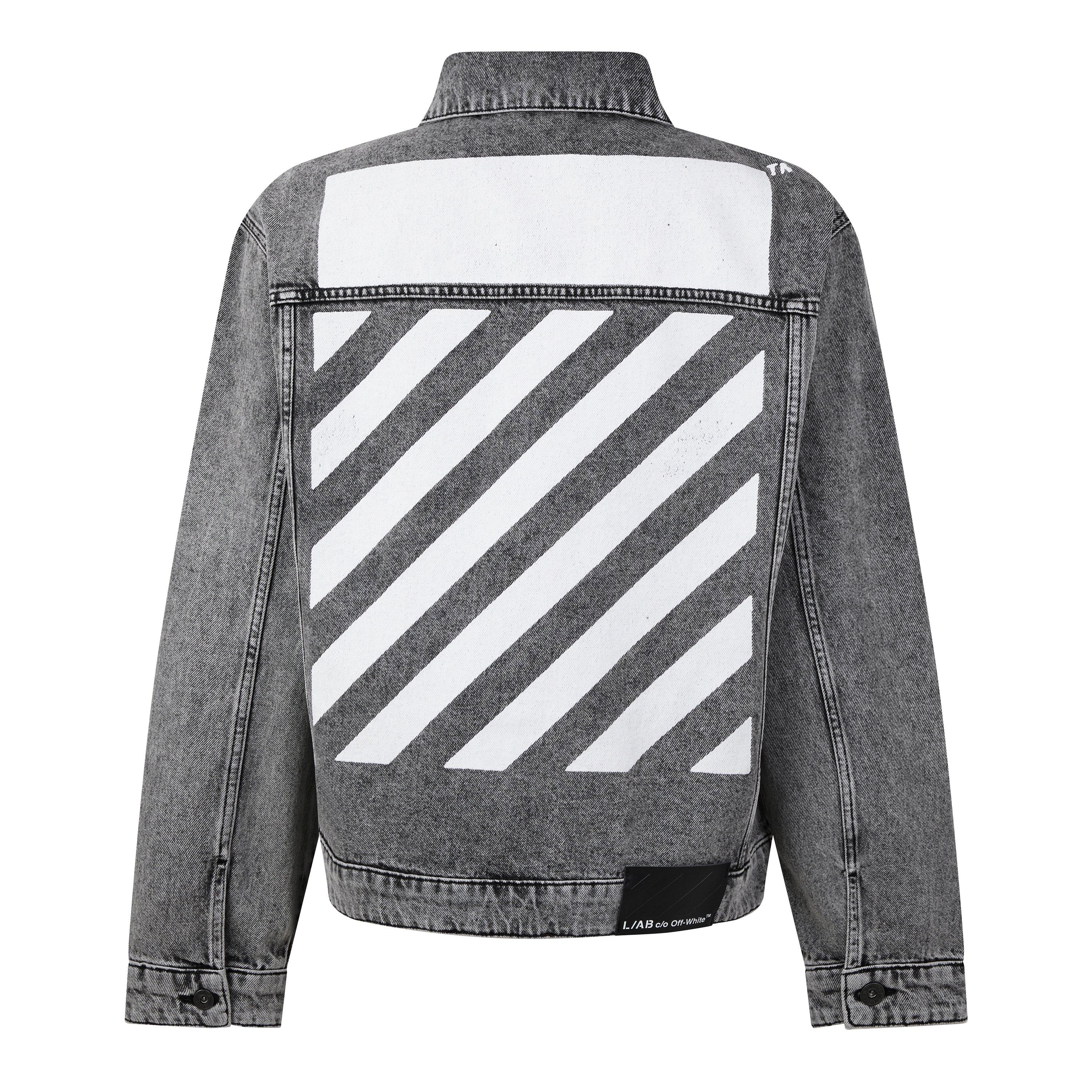 Smoke Fade - L AB Off White - L/AB Off Diag Dnm Jk Sn71 - 2