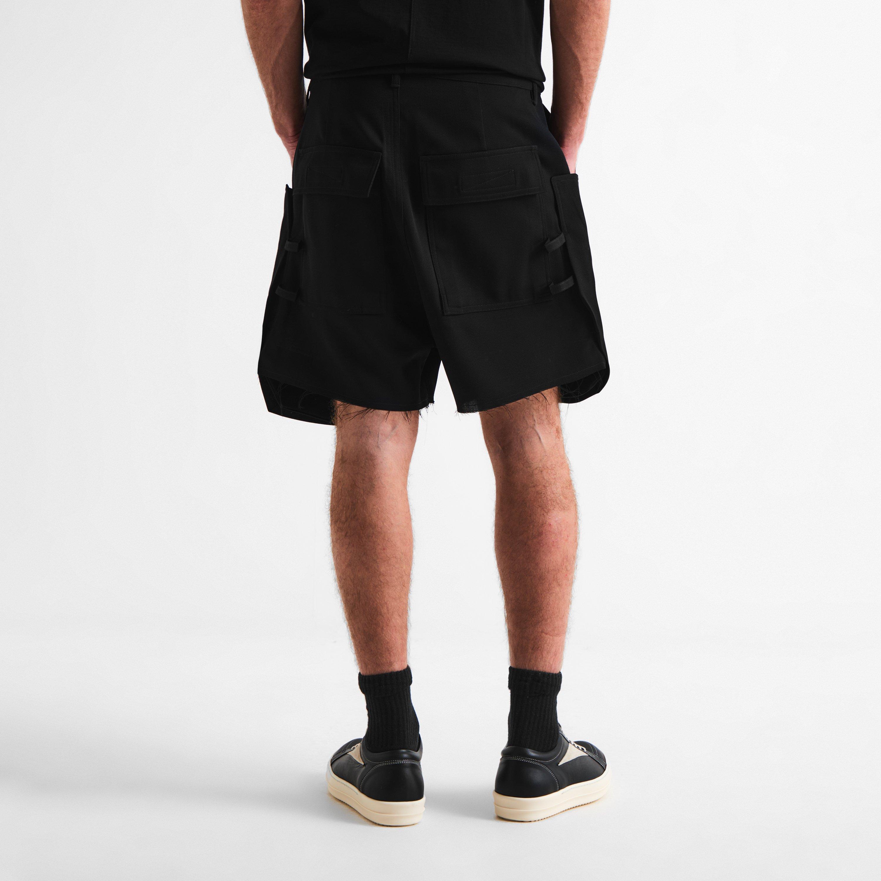 Black - Rick Owens - Stefan Cargo Shorts - 4