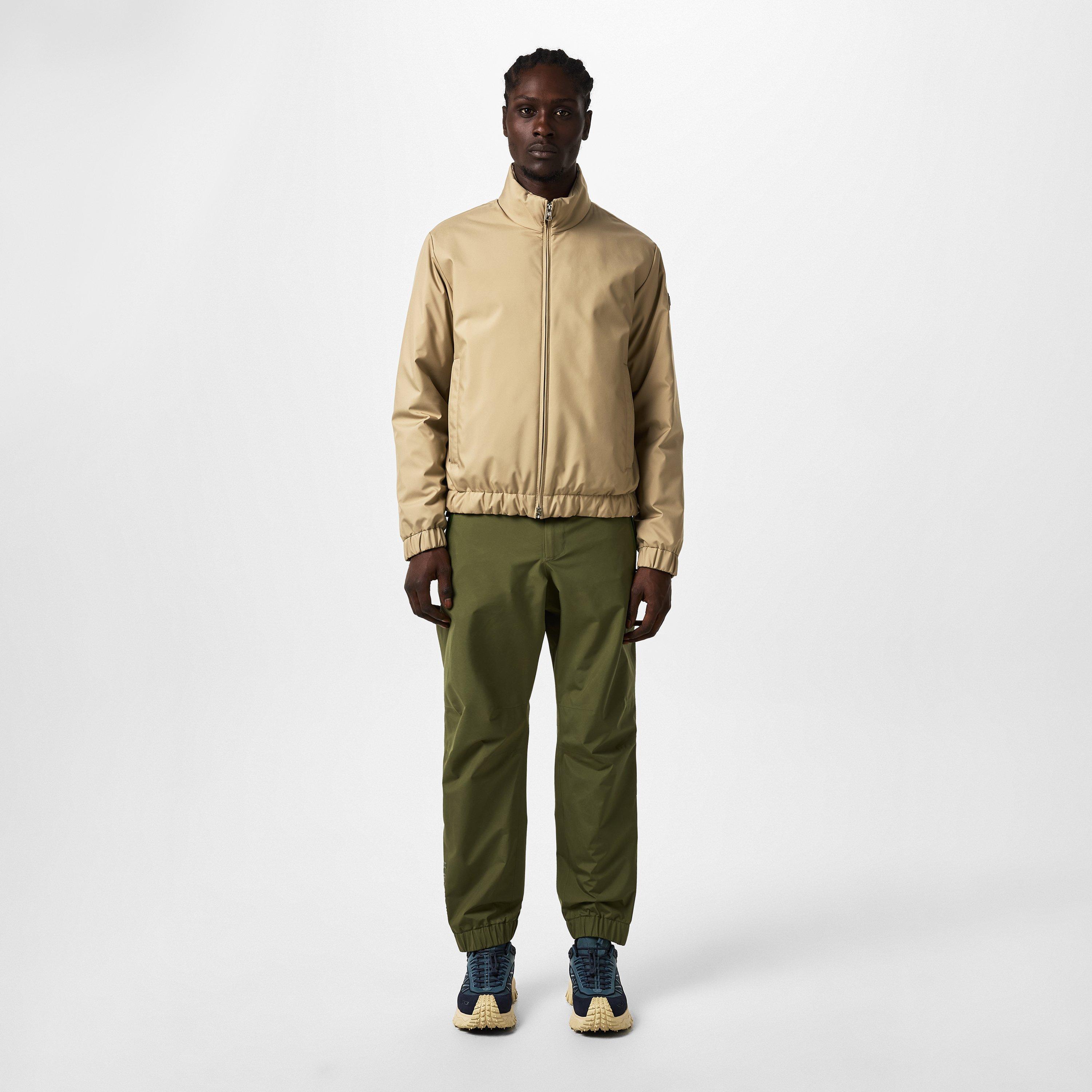 Beige 230 - Moncler - Men's Luserna Water Resistant Duck Down Short Harrington Jacket - 4