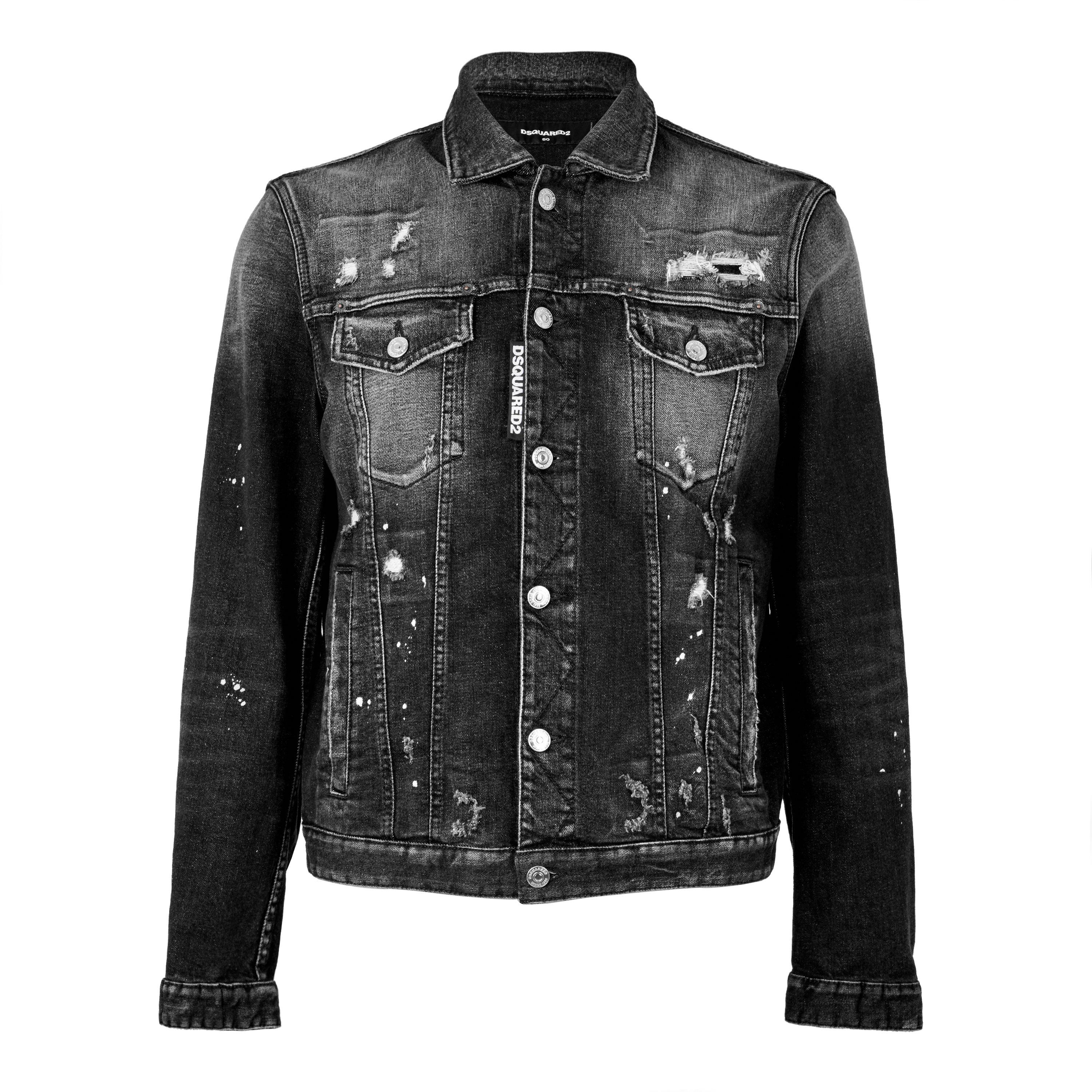 Dsquared2 Men's Dan Denim Jacket - Washed Black - XL