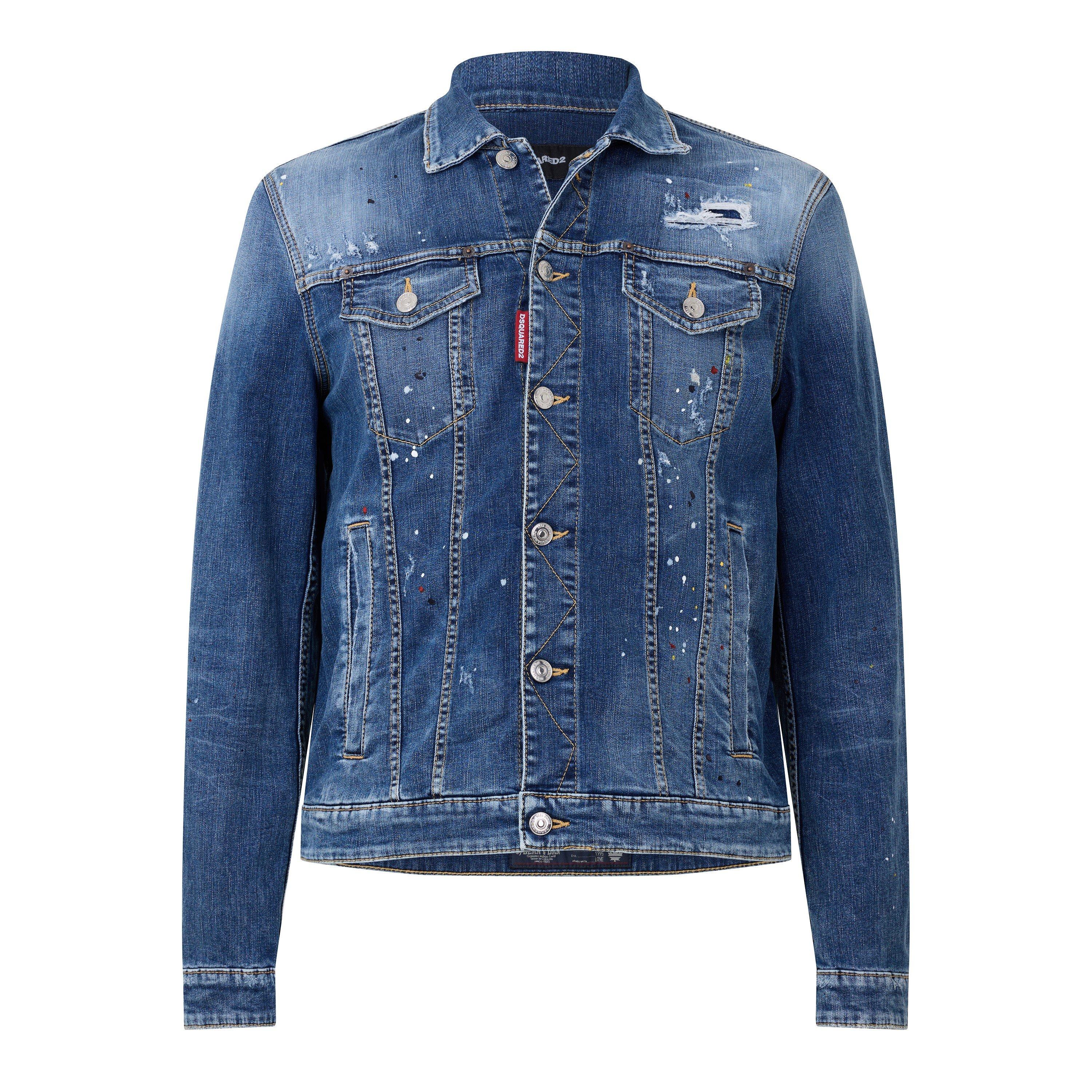 Blue - DSquared2 - DSQ Dan Jean Jkt Sn64 - 1