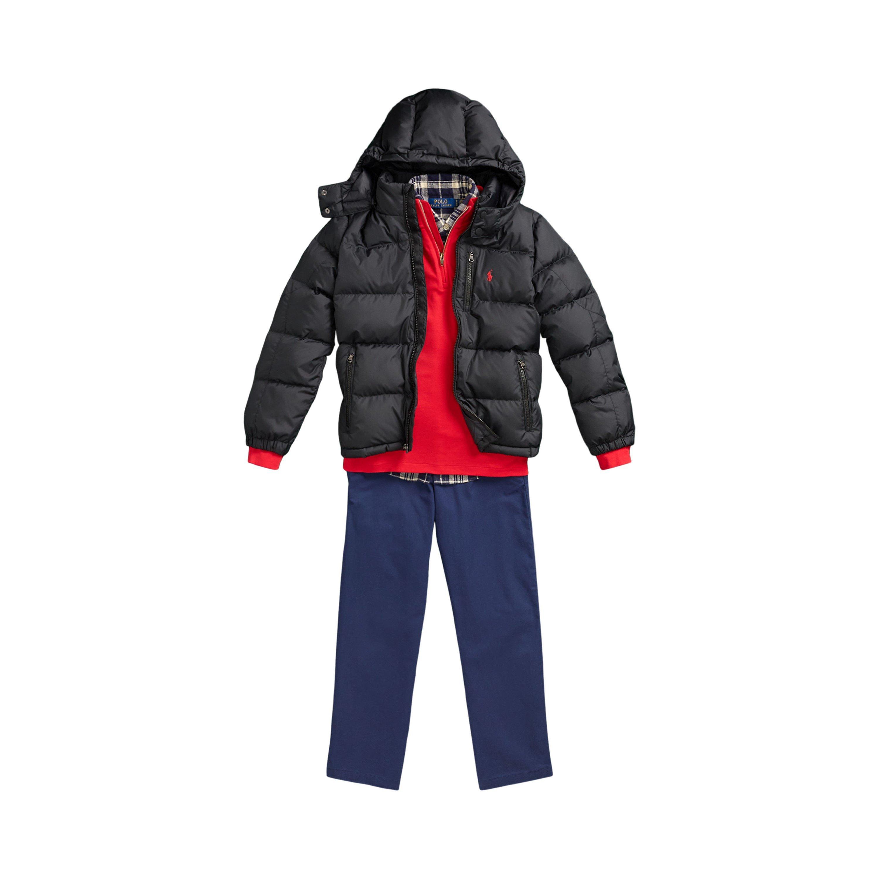 Polo Black - Polo Ralph Lauren - Kids' Down Medium Puffer Jacket - 7