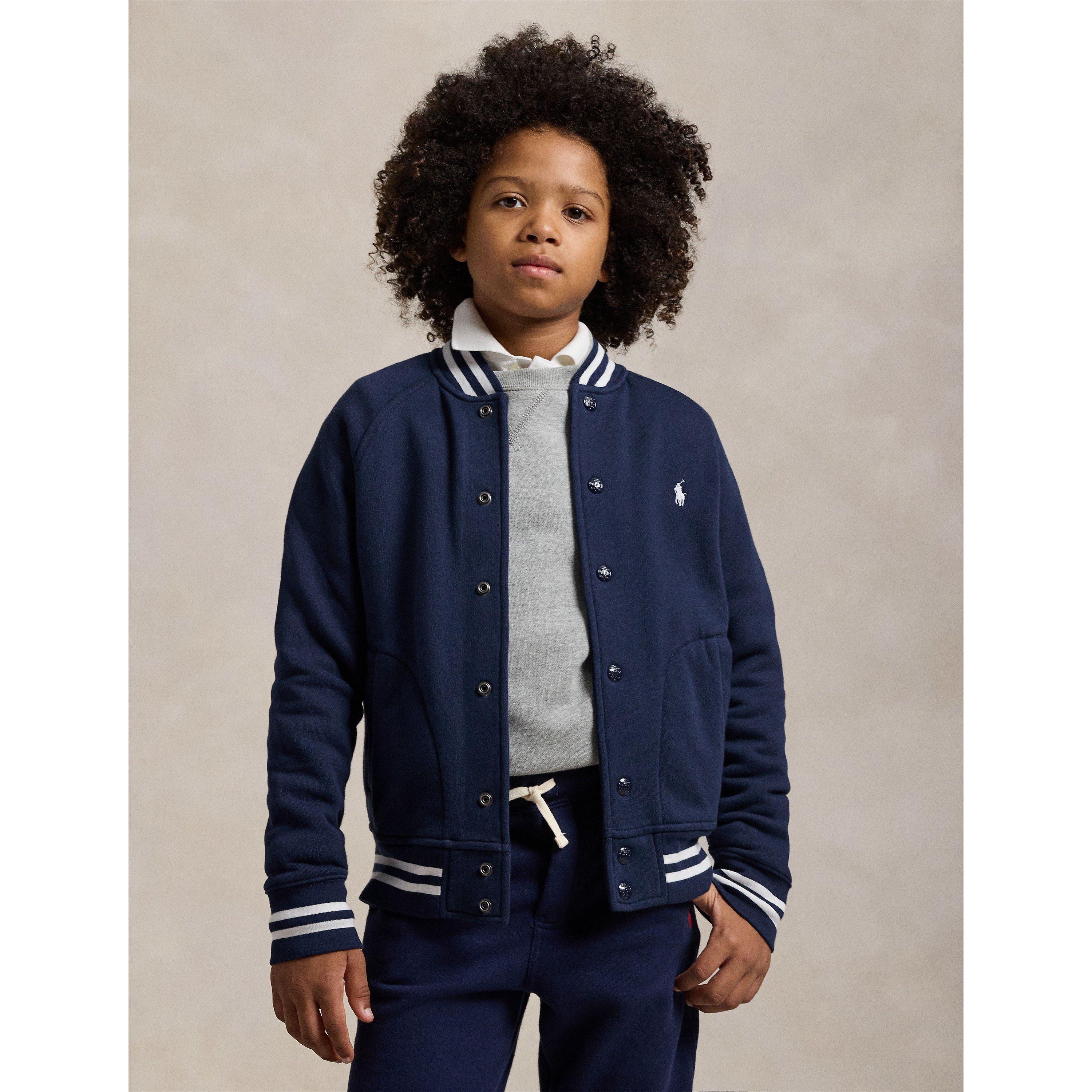 Refined Navy - Polo Ralph Lauren - Kids' Fleece Bomber Jacket - 3