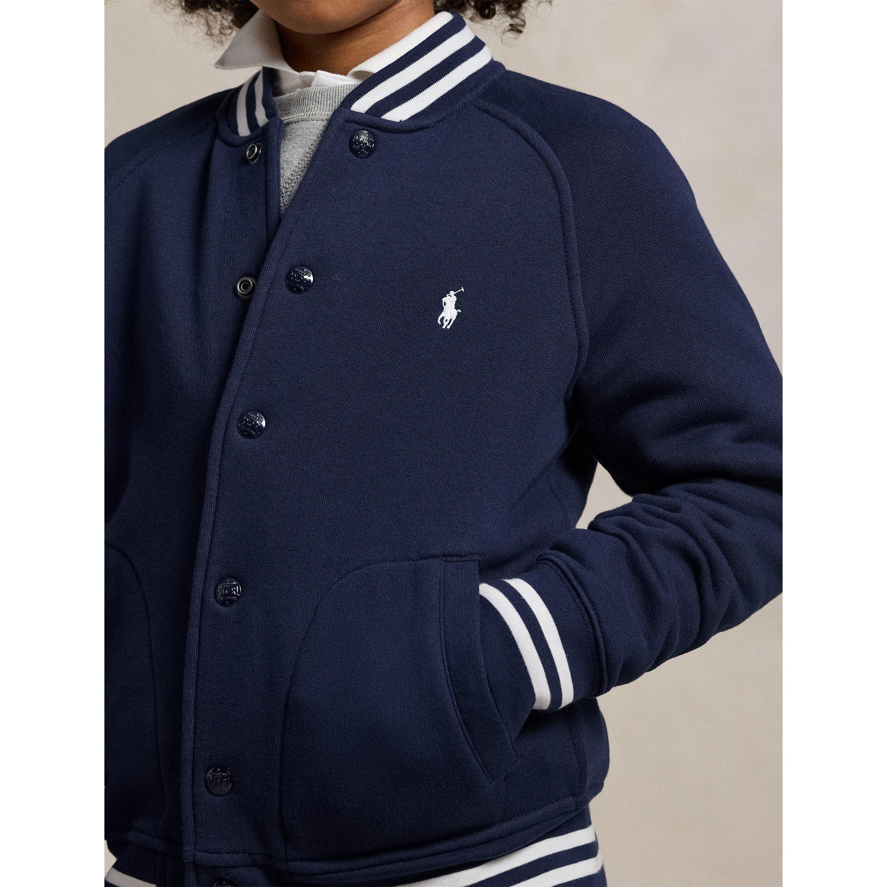 Refined Navy - Polo Ralph Lauren - Kids' Fleece Bomber Jacket - 4