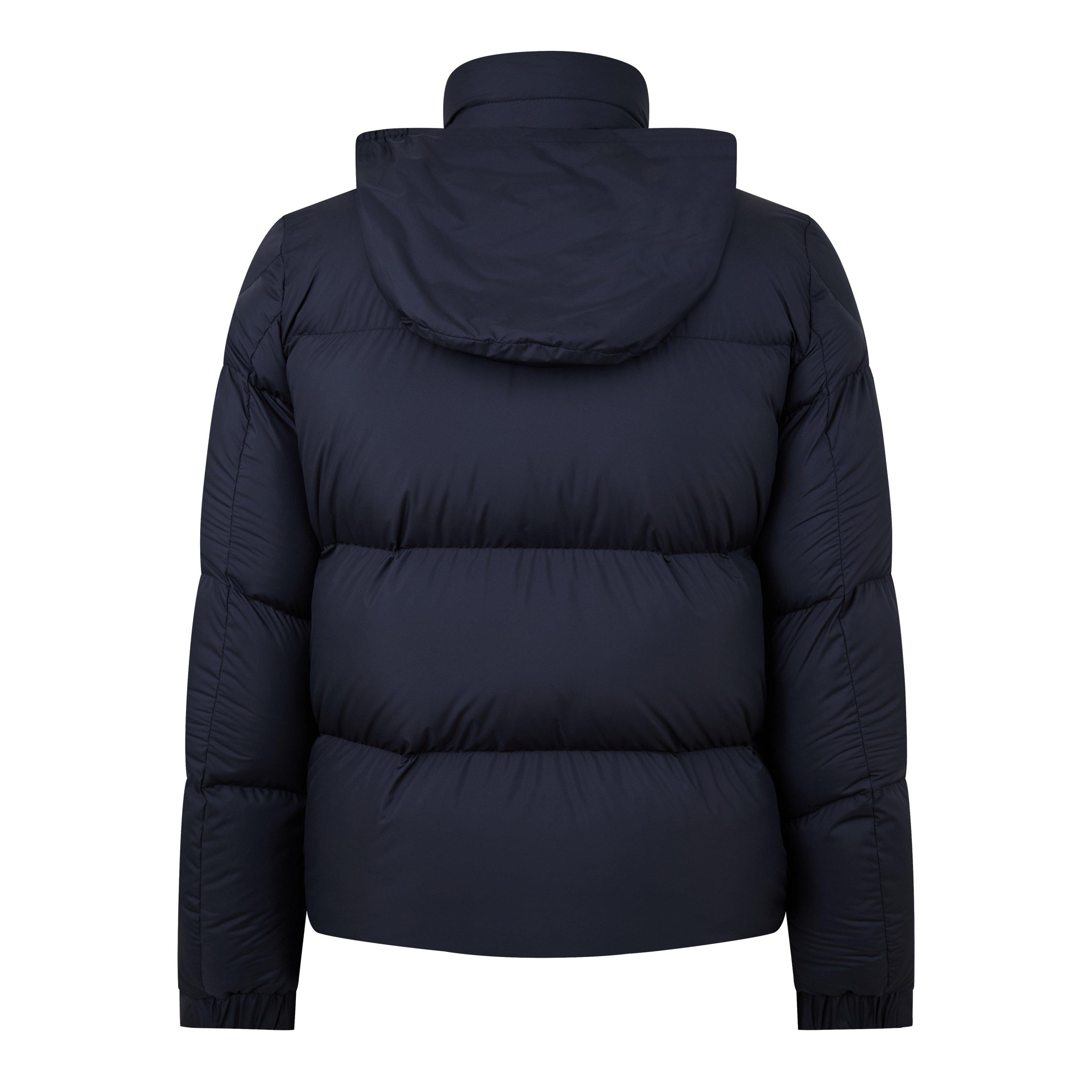 Navy 779 - Moncler - Men's Besbre Down Concealed Hood Long Sleeve Short Puffer Jacket - 2