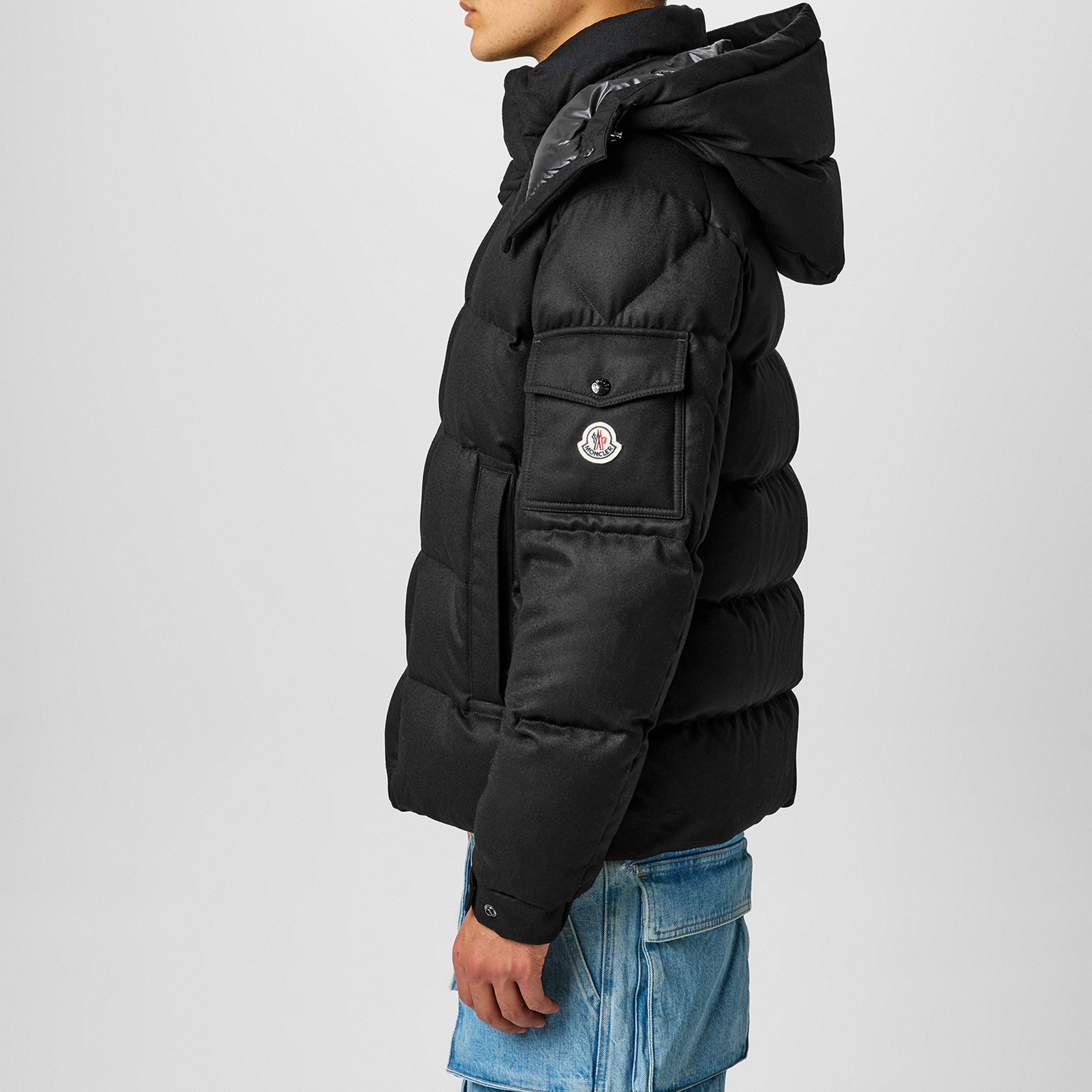 Black 999 - Moncler - Men's Vezere 90/10 Down Detachable Hood Long Sleeve Short Puffer Jacket - 2