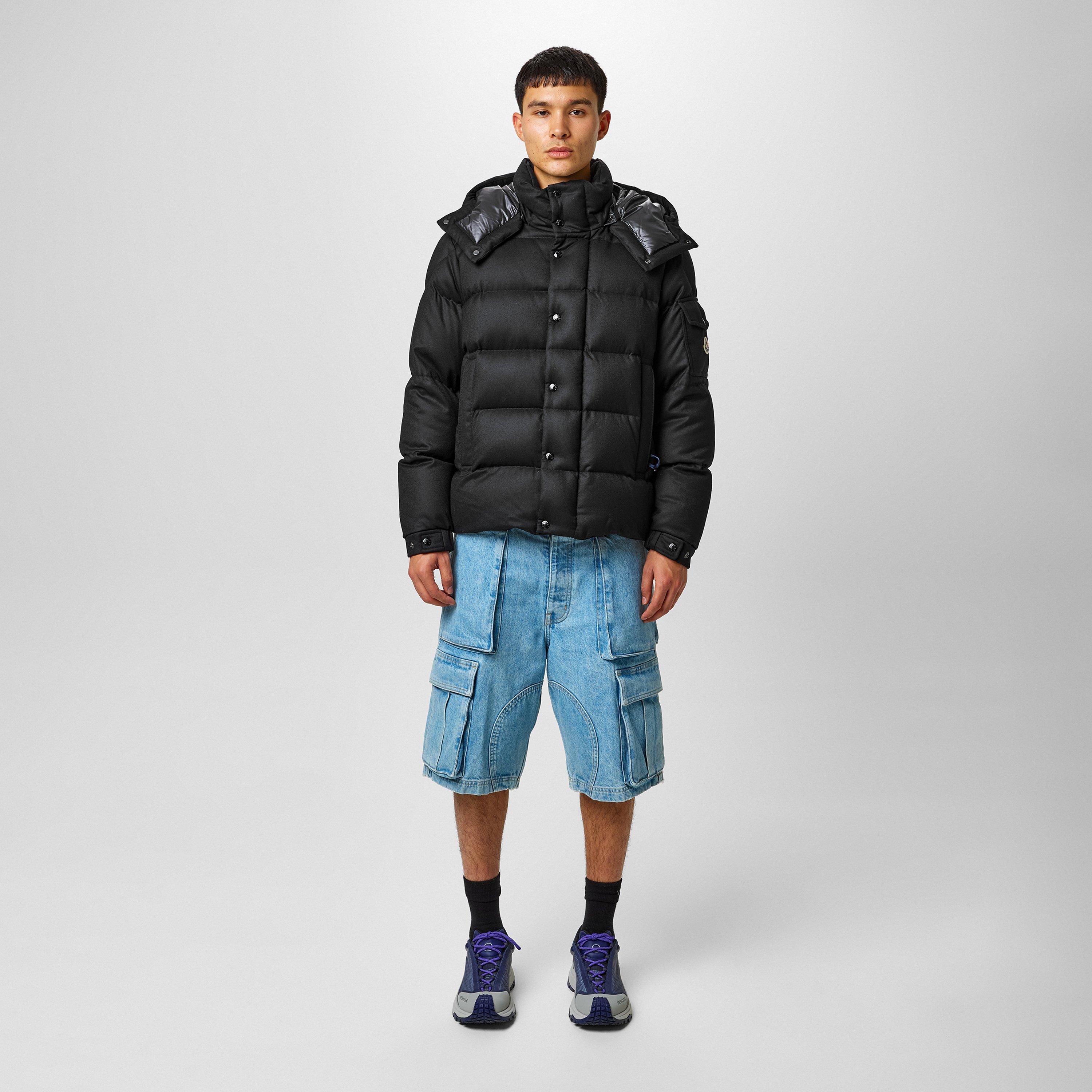 Black 999 - Moncler - Men's Vezere 90/10 Down Detachable Hood Long Sleeve Short Puffer Jacket - 6