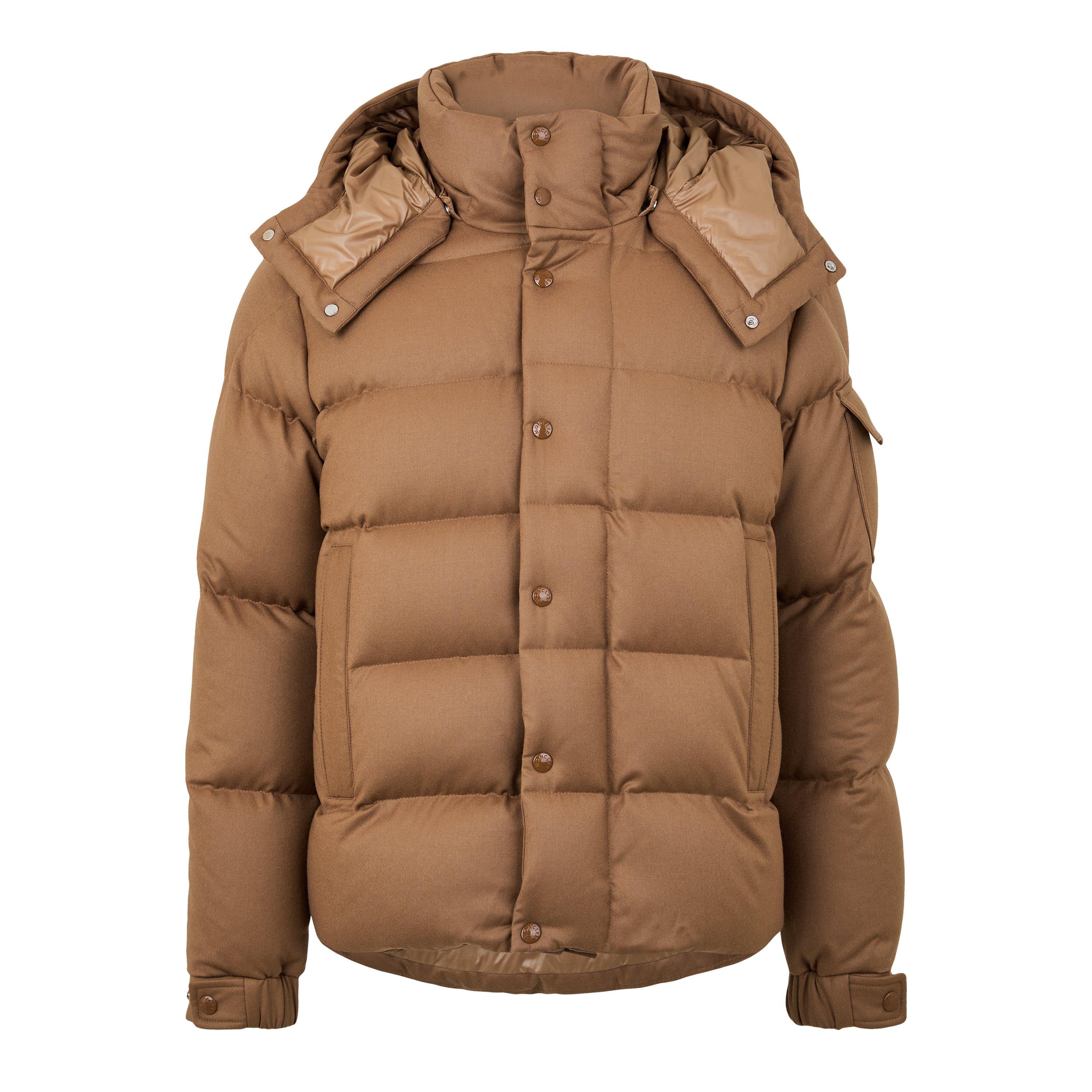 Tan 24N - Moncler - Men's Vezere 90/10 Down Detachable Hood Long Sleeve Short Puffer Jacket - 1