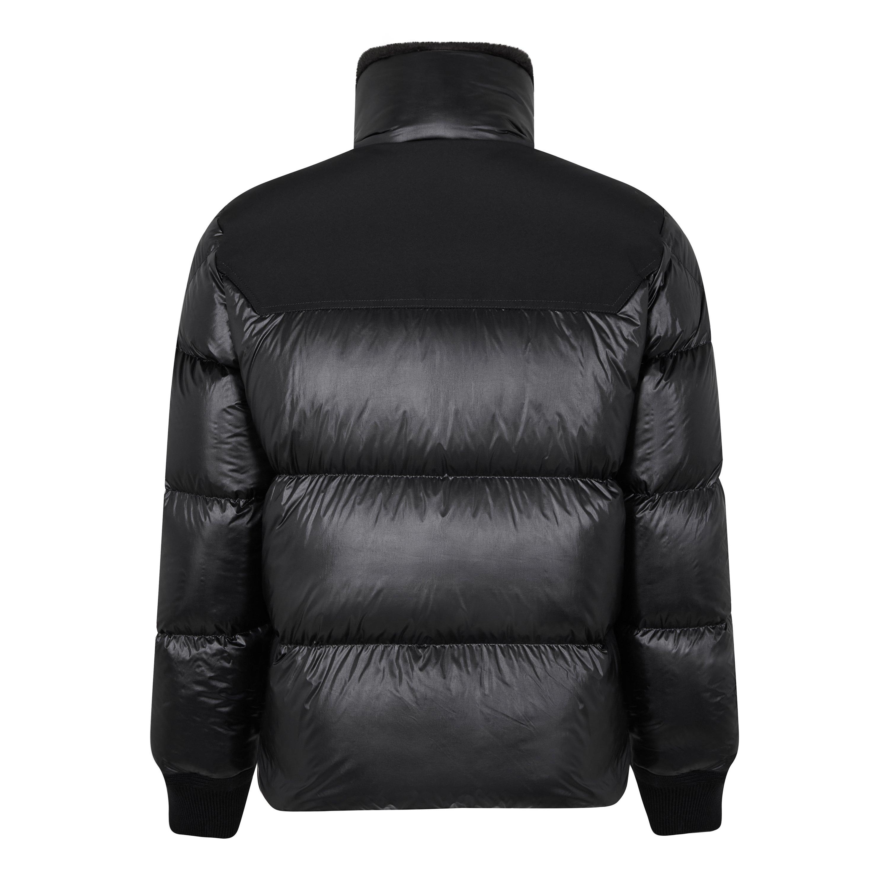 Black 999 - Moncler - Men's Archivio Vajolet Goose Down Stand Collar Long Sleeve Short Puffer Jacket - 2