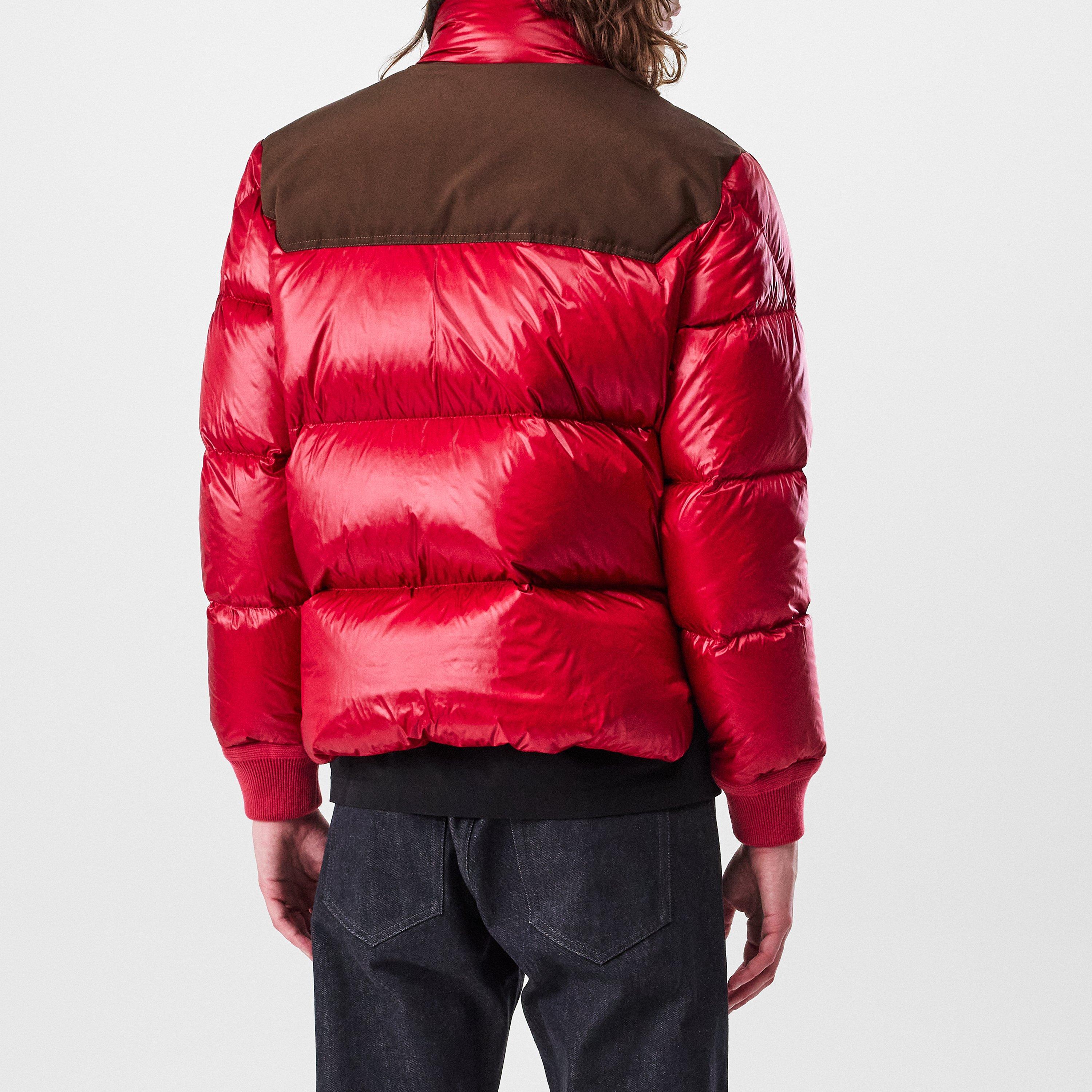 Red 462 - Moncler - Men's Archivio Vajolet Goose Down Stand Collar Long Sleeve Short Puffer Jacket - 3