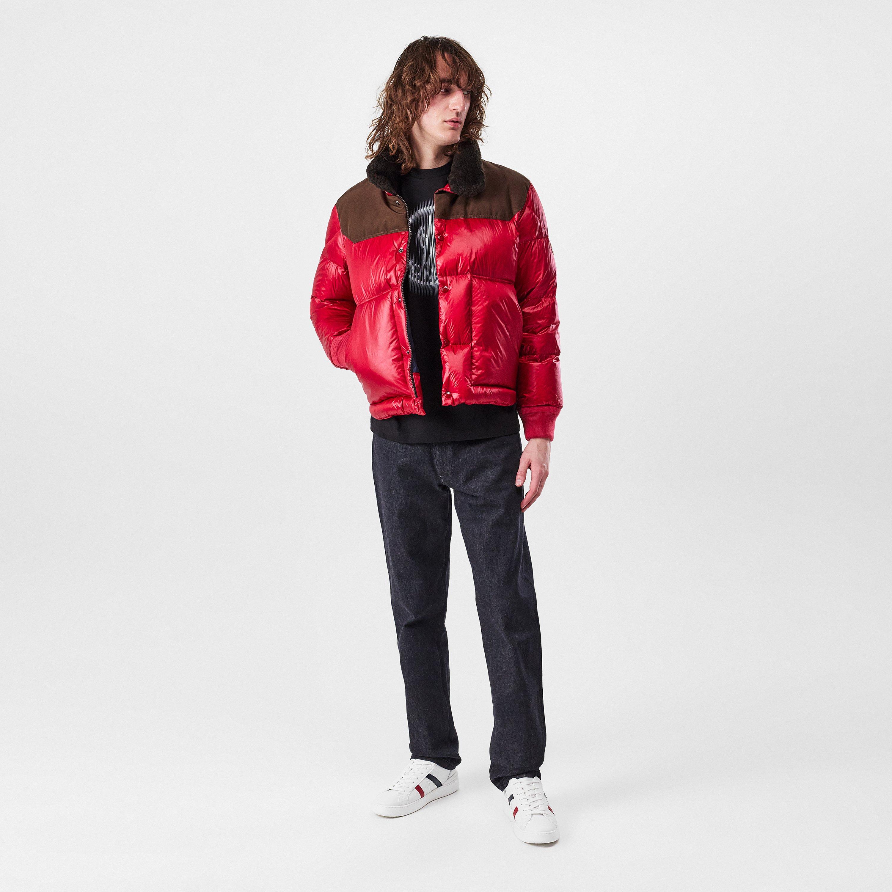 Red 462 - Moncler - Men's Archivio Vajolet Goose Down Stand Collar Long Sleeve Short Puffer Jacket - 4