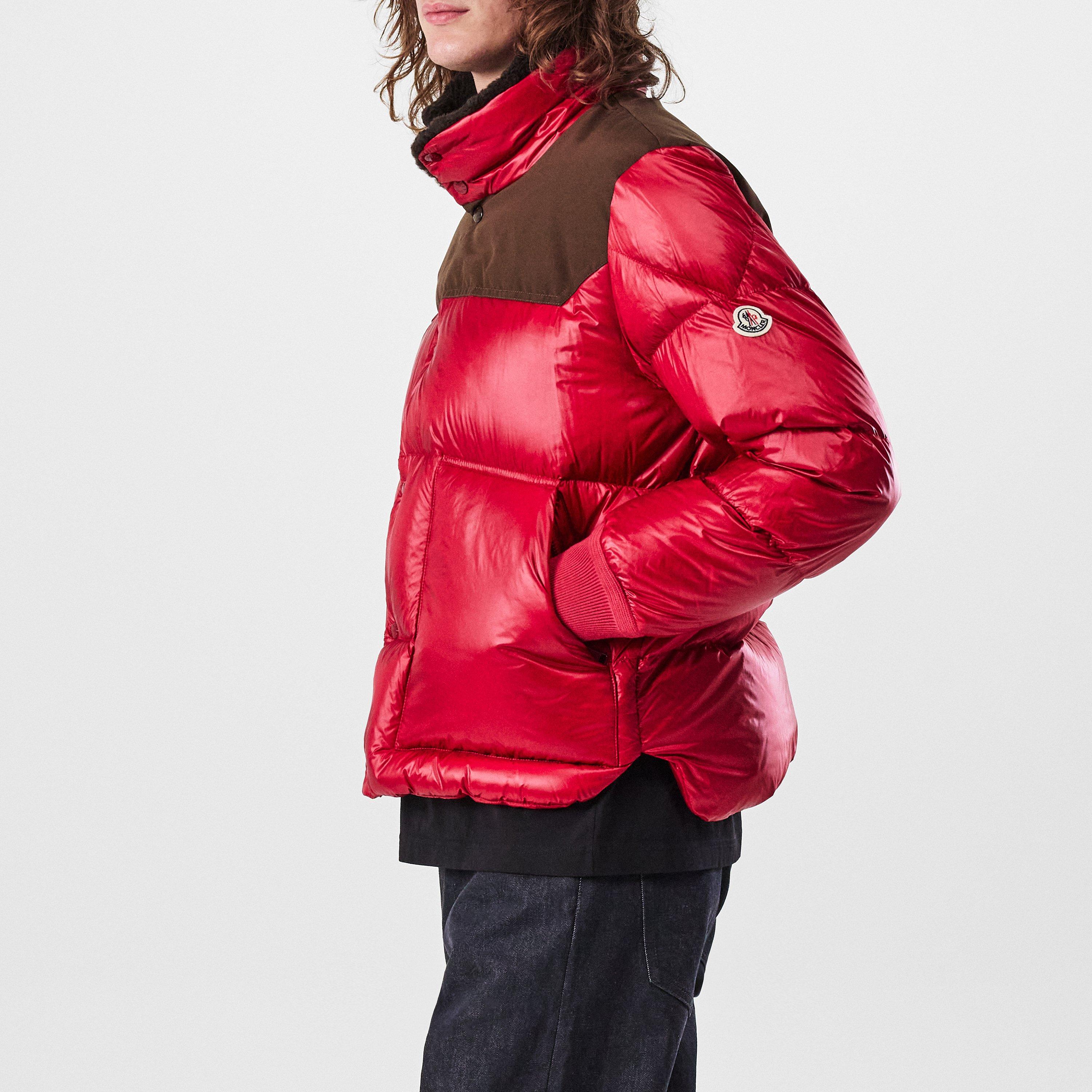 Red 462 - Moncler - Men's Archivio Vajolet Goose Down Stand Collar Long Sleeve Short Puffer Jacket - 5