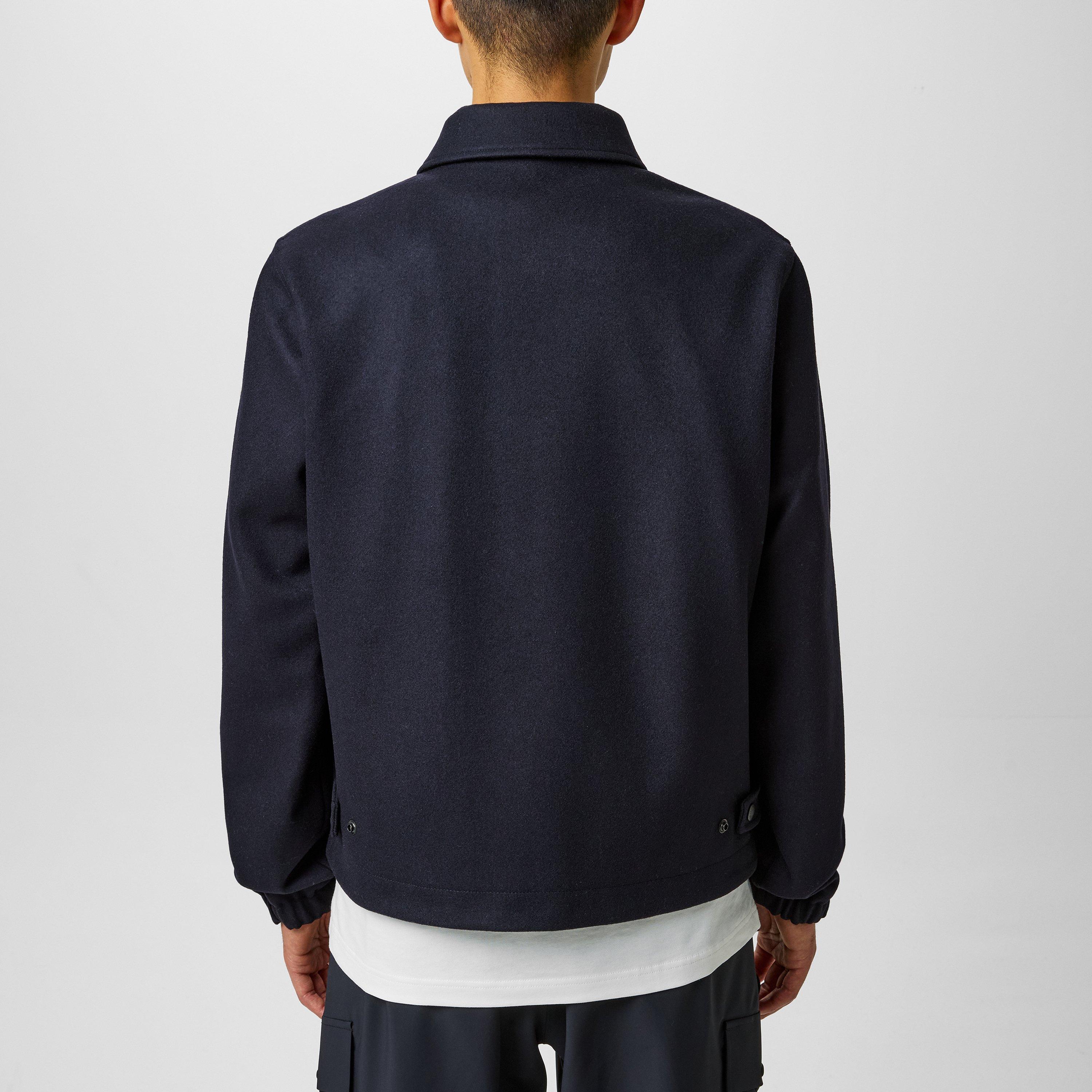 Black 999 - Moncler - Men's Fredarola Wool Long Sleeve Overshirt - 3