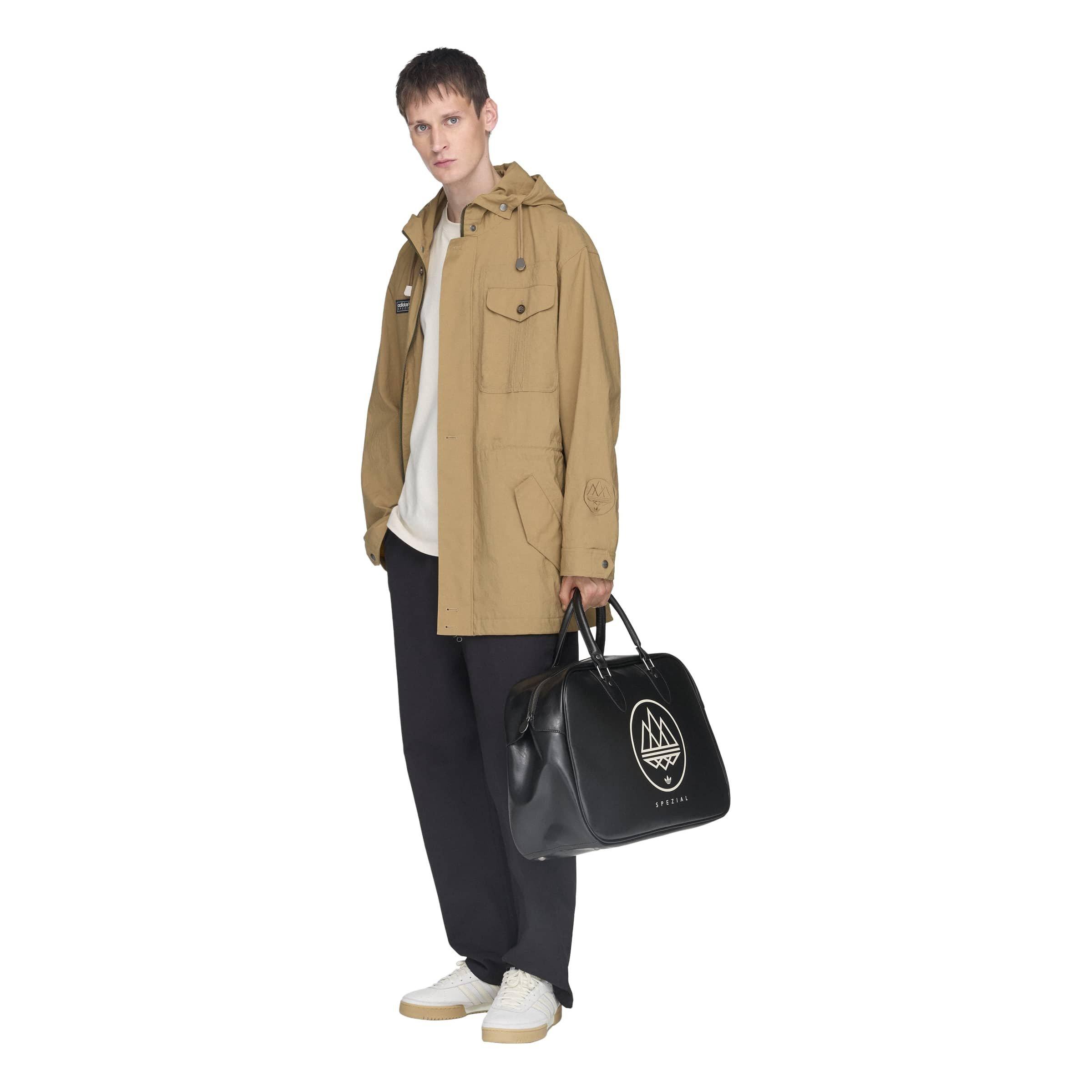 Brown - adidas - SPZL Mens Longridge Harrington Jacket - 6