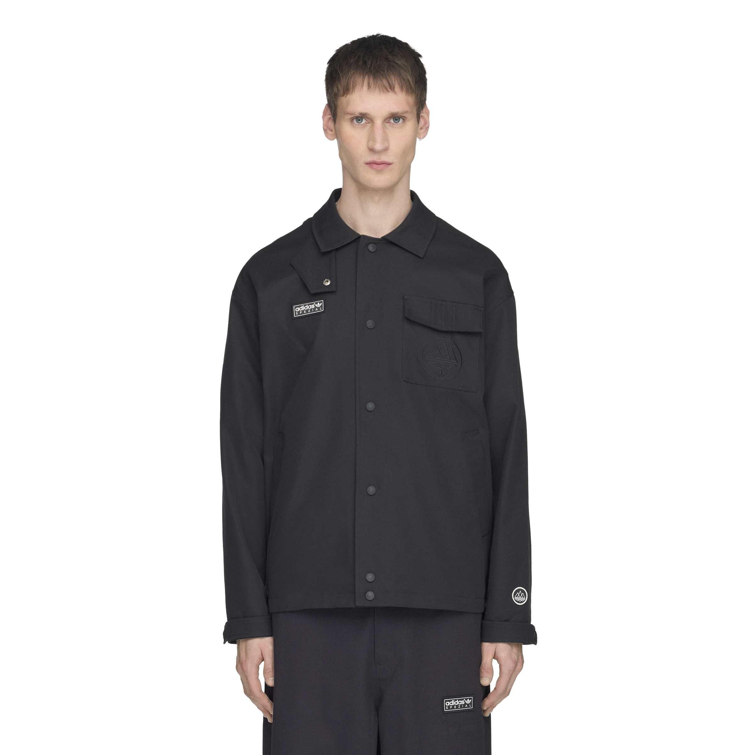 Black - adidas - SPZL Mens Wingrove Harrington Jacket - 3
