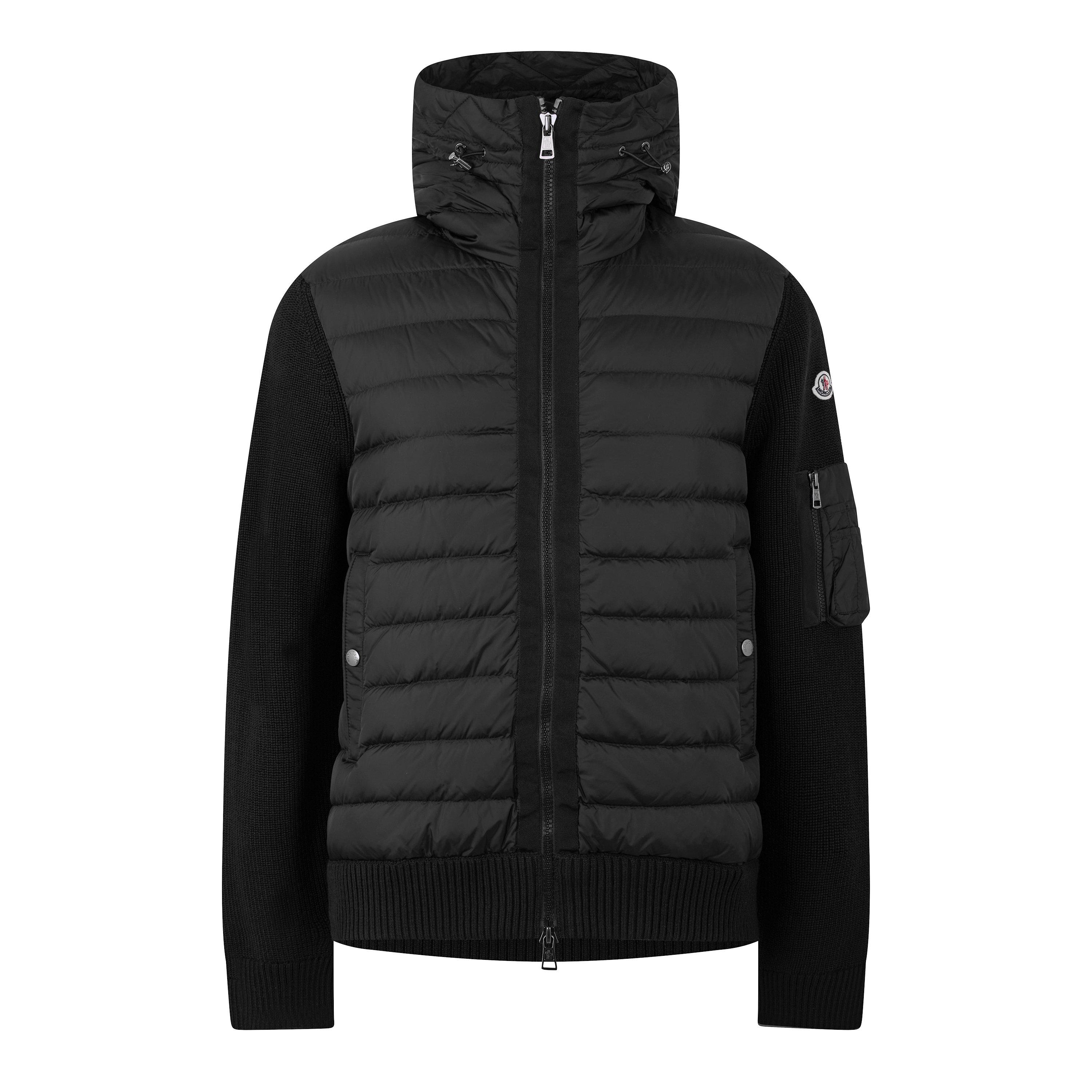Black 999 - Moncler - Moncler Hybrid H Jkt Sn64 - 1