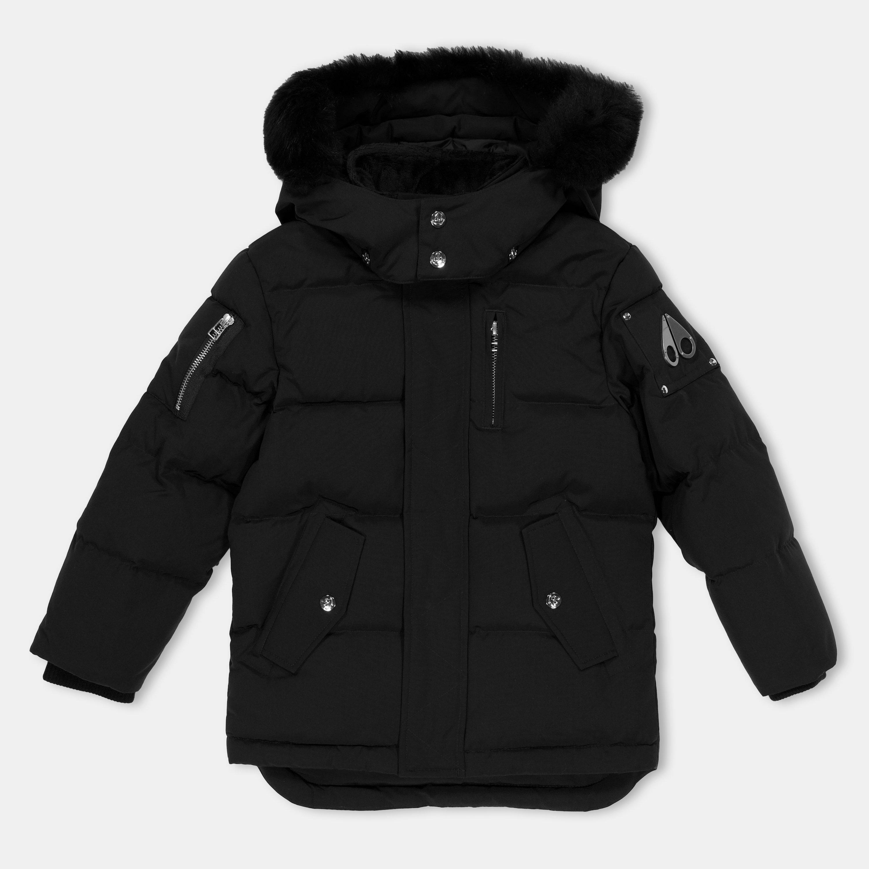 Moose Knuckles  Kids ' Weather Resistant Insulated Parka - Blk/Blk 305 - L(12-14Y)