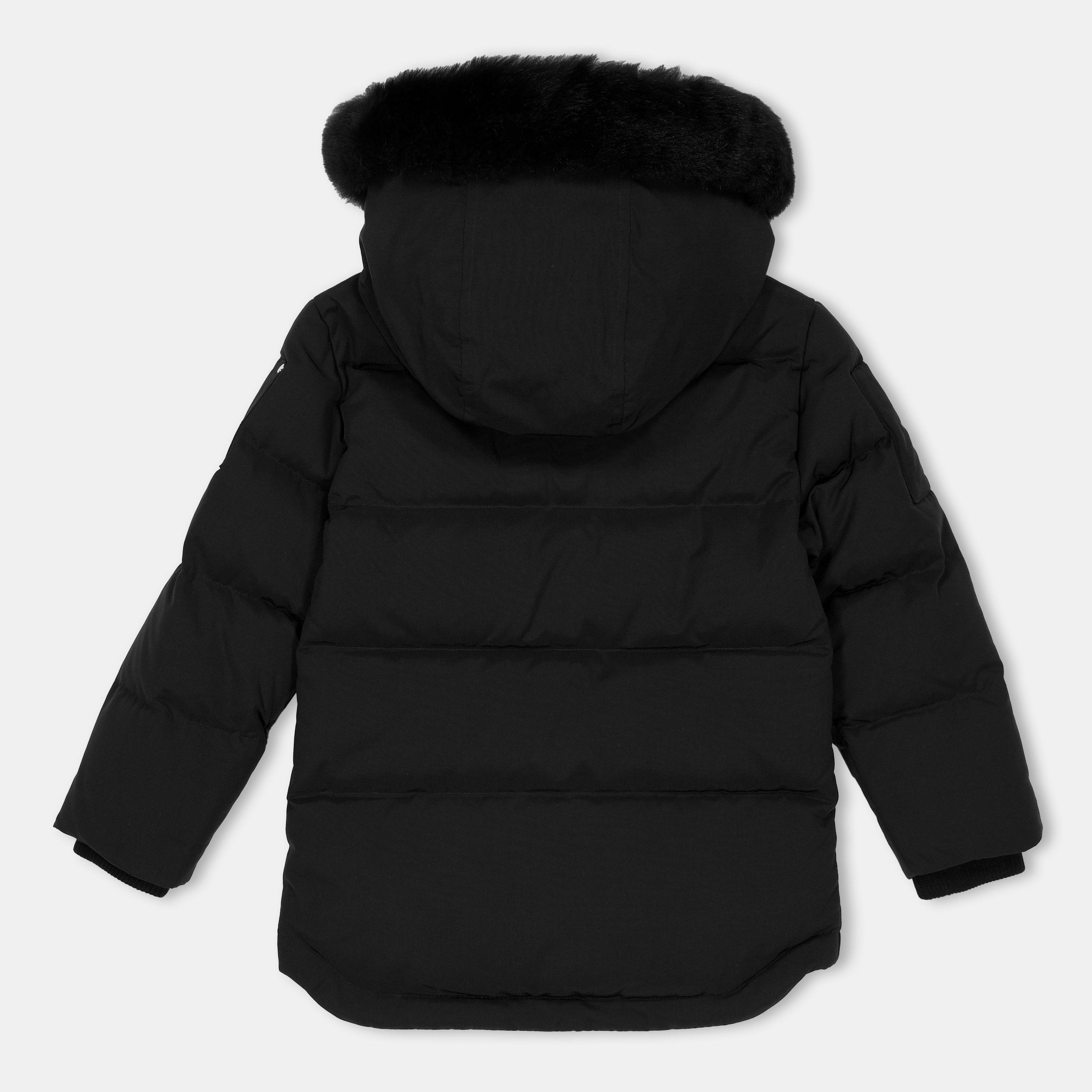 Blk/Blk 305 - Moose Knuckles - Unisex Kids' Weather Resistant Insulated Parka - 2