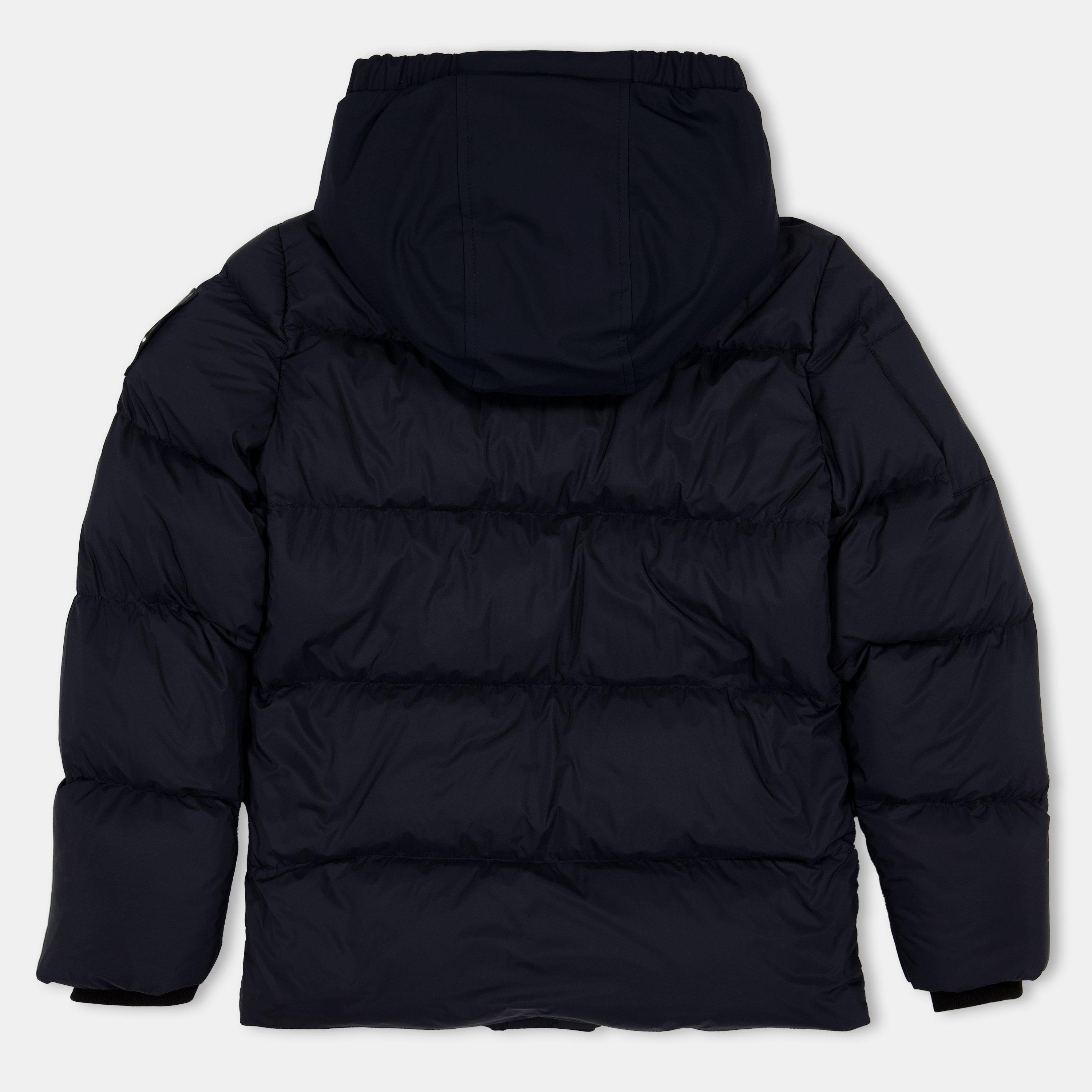 Navy 833 - Moose Knuckles - Unisex Kids' Everest Weather Resistant Insulated Parka - 2