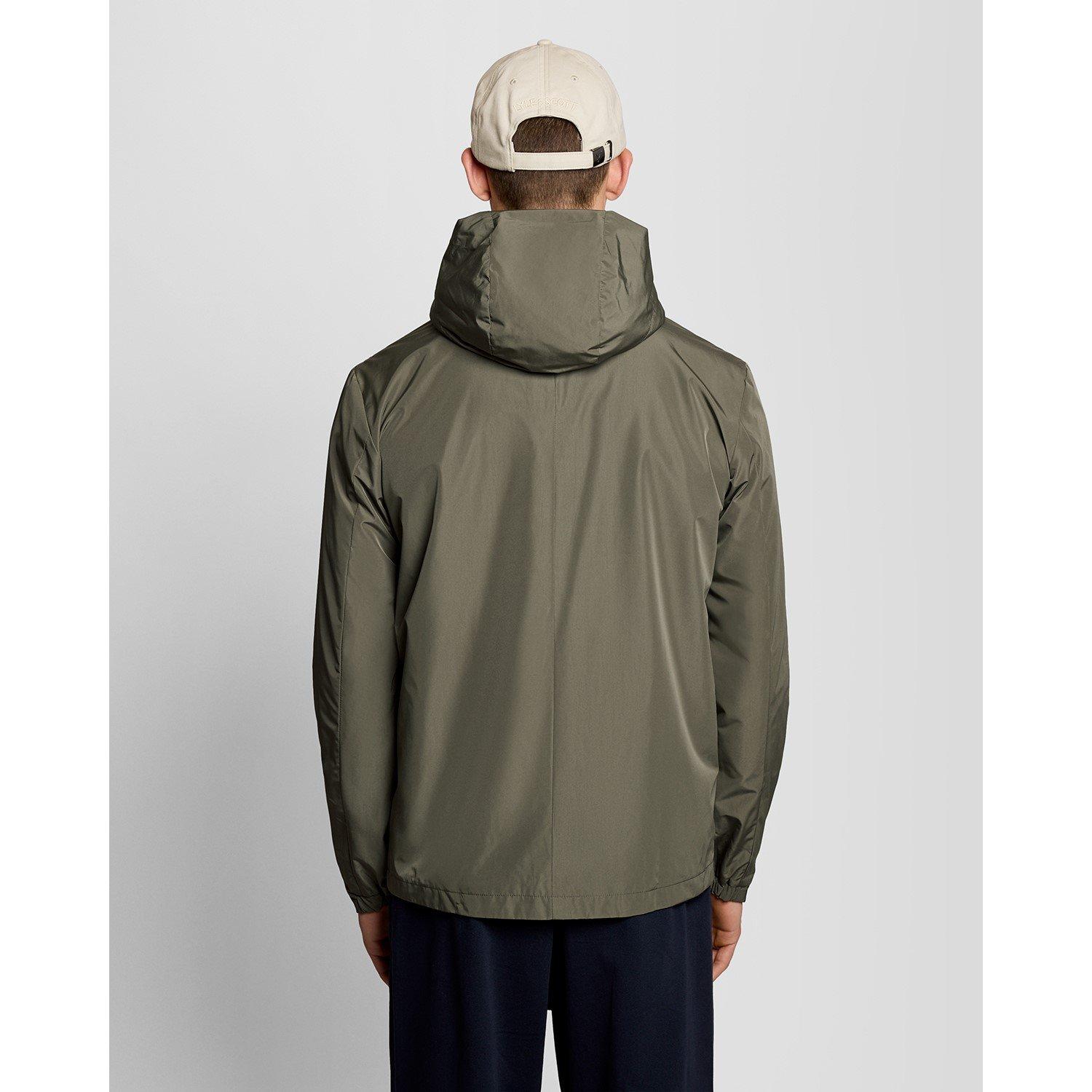 Khaki Ash X569 - Lyle and Scott - Lyle Hood Zip Jkt Sn62 - 3