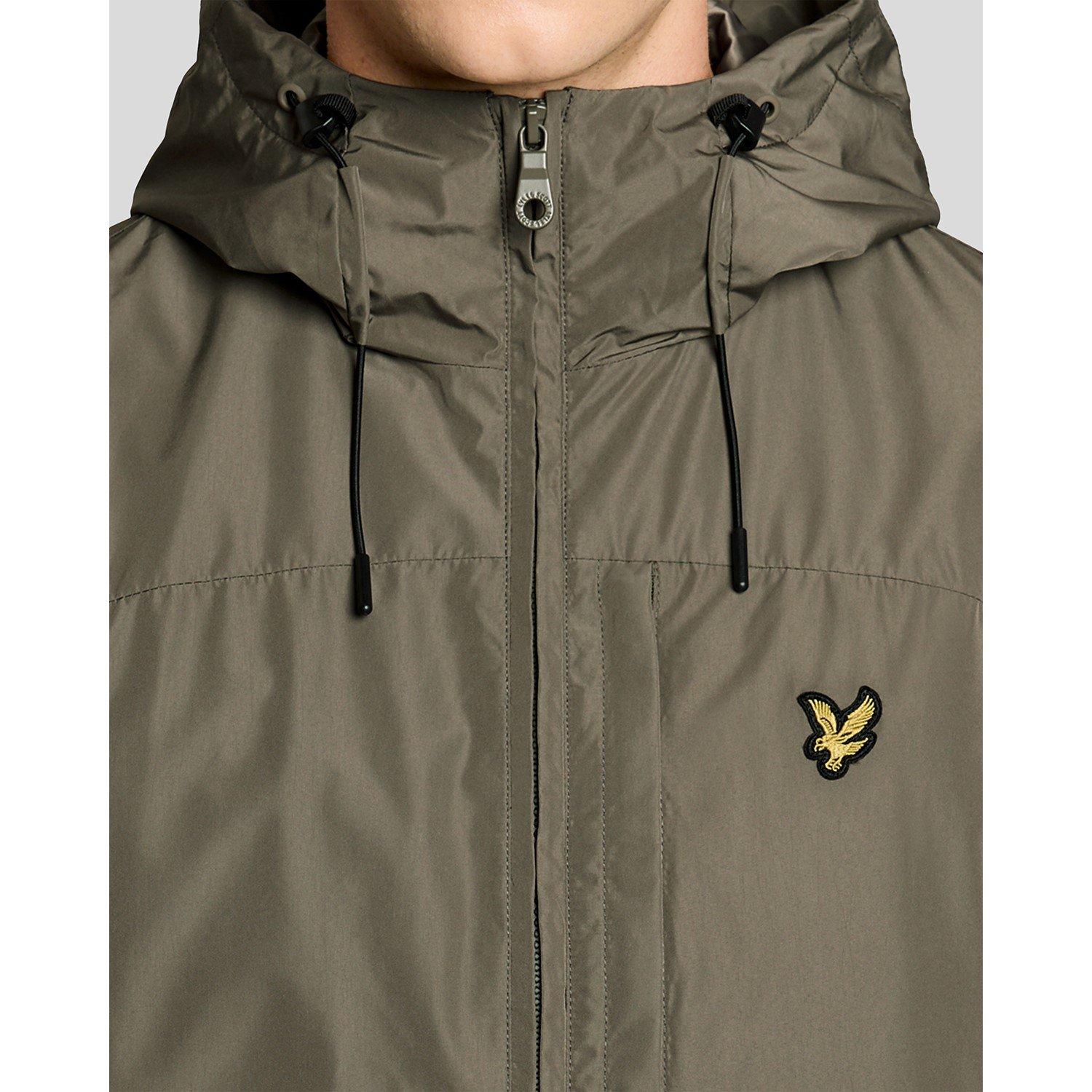 Khaki Ash X569 - Lyle and Scott - Lyle Hood Zip Jkt Sn62 - 4