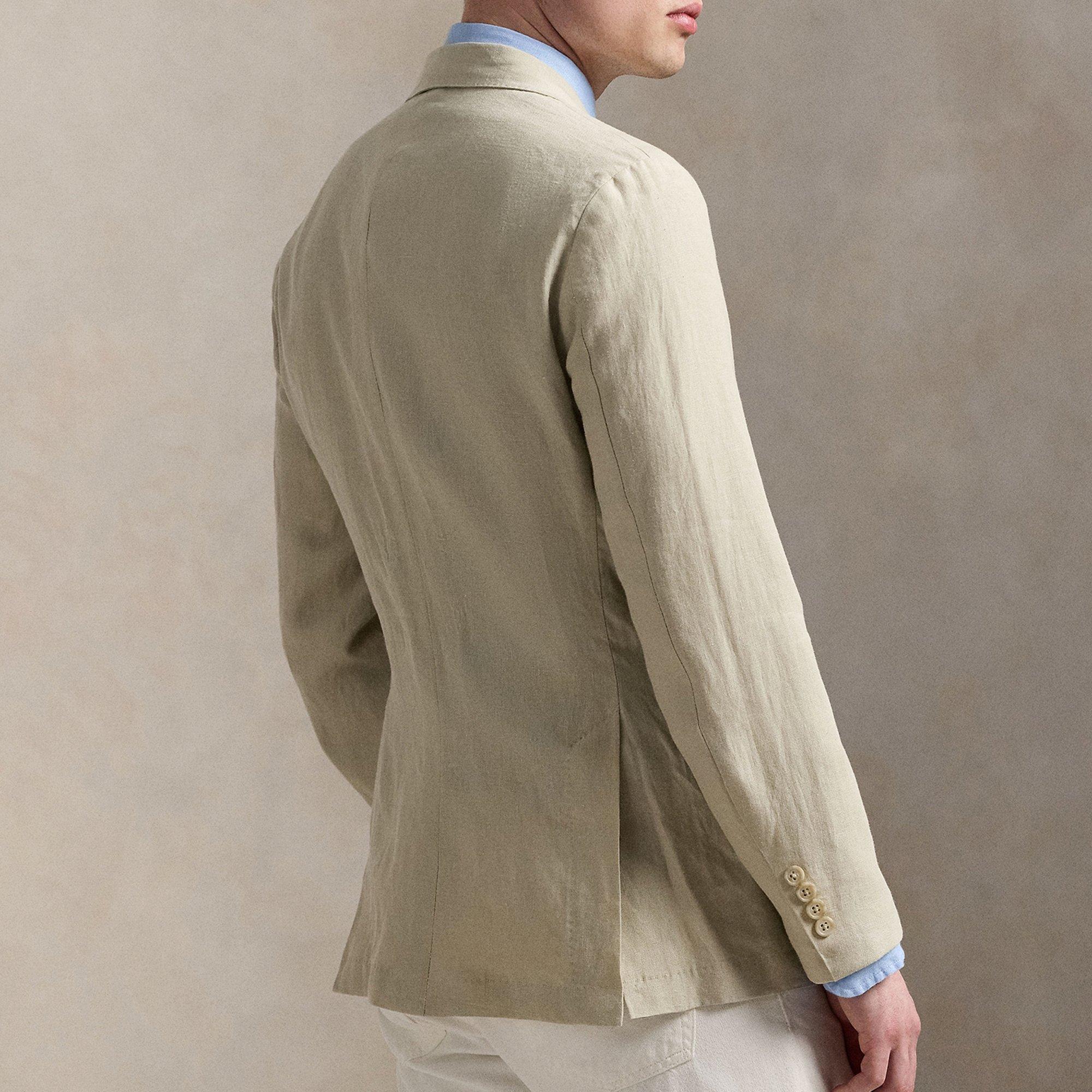 Spring Beige - Ralph Lauren - Men's Linen Blazer - 4