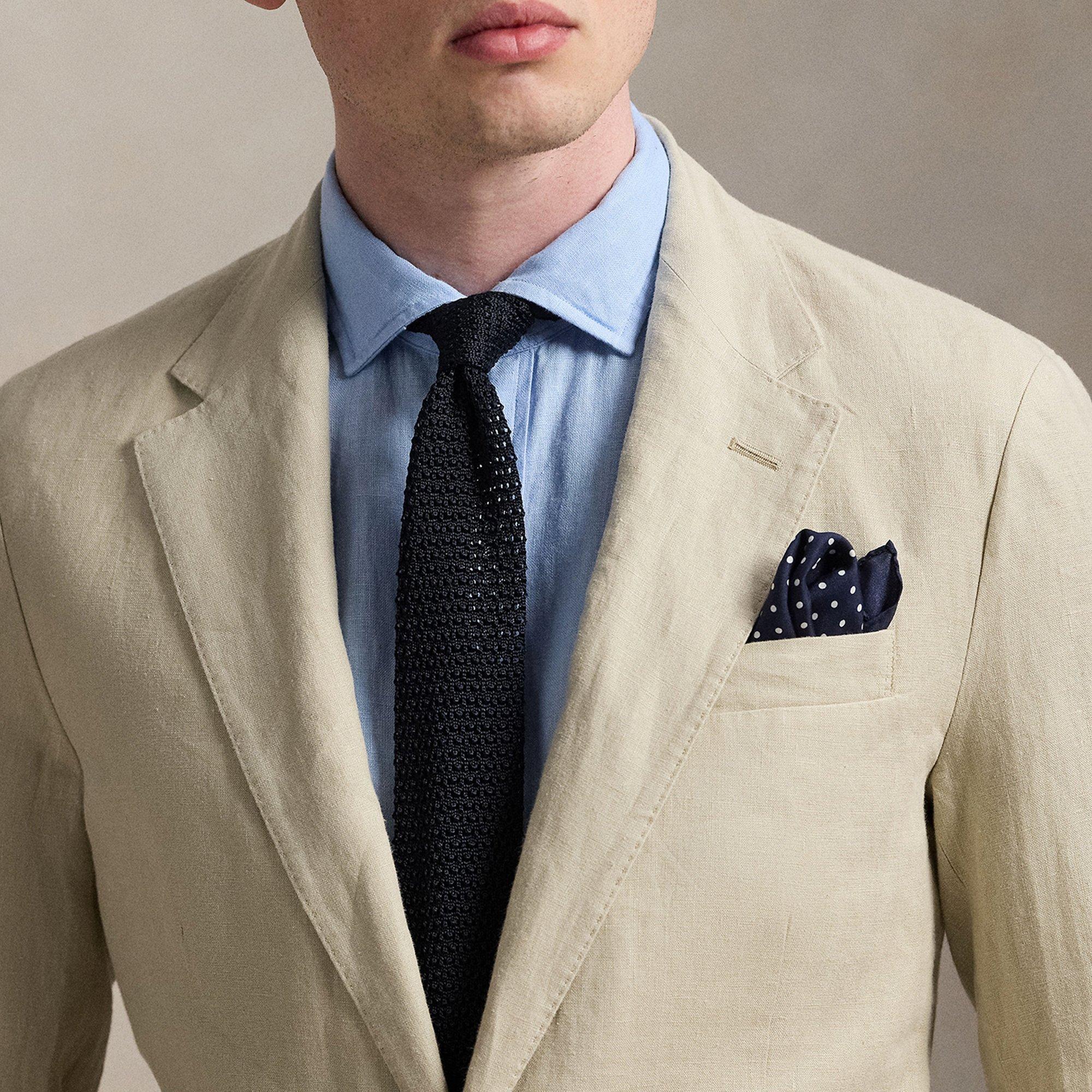 Spring Beige - Ralph Lauren - Men's Linen Blazer - 5