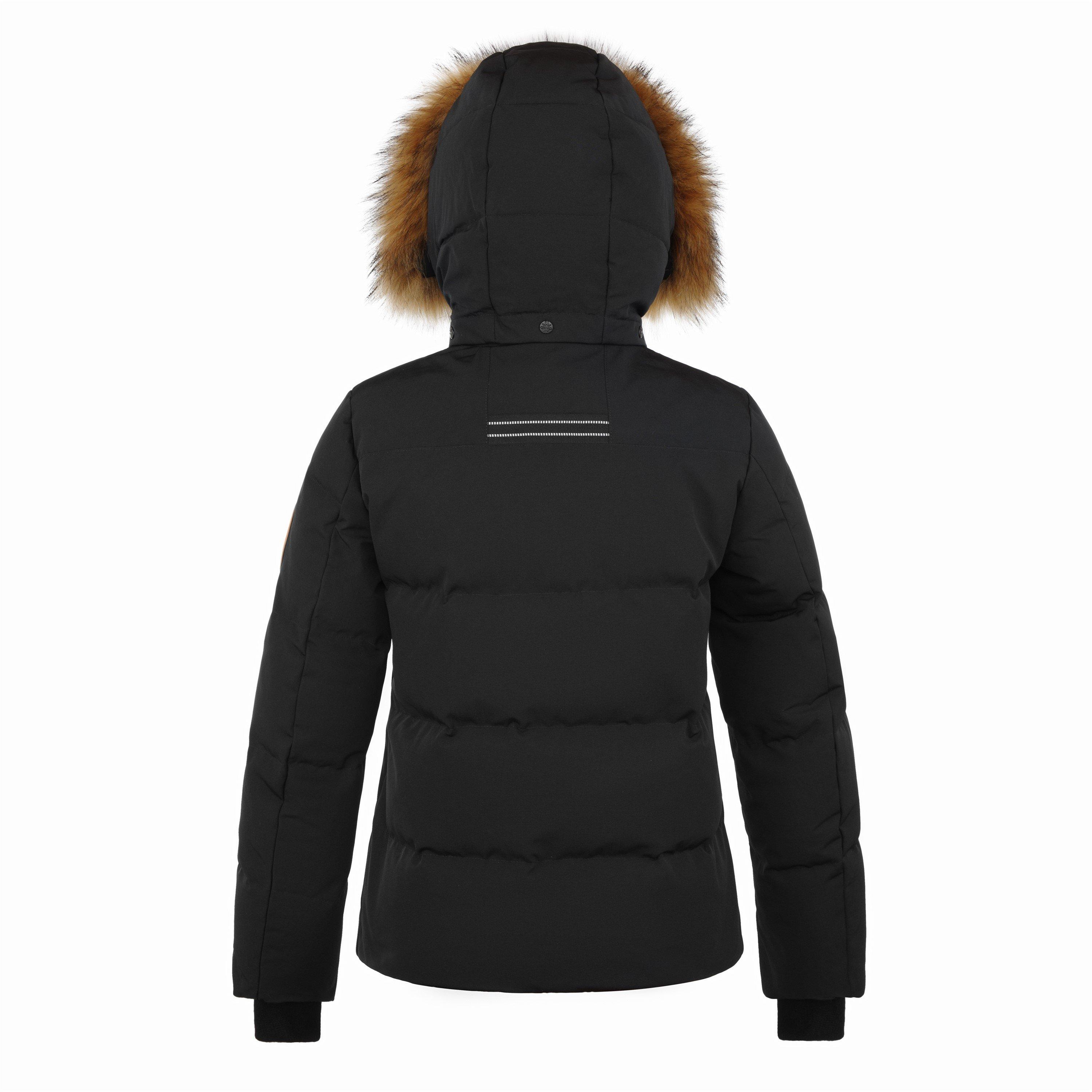 Zwart - Arctic Army - Unisex Kids Muskox Waterproof Windproof Faux-Fur Trim Parka - 2