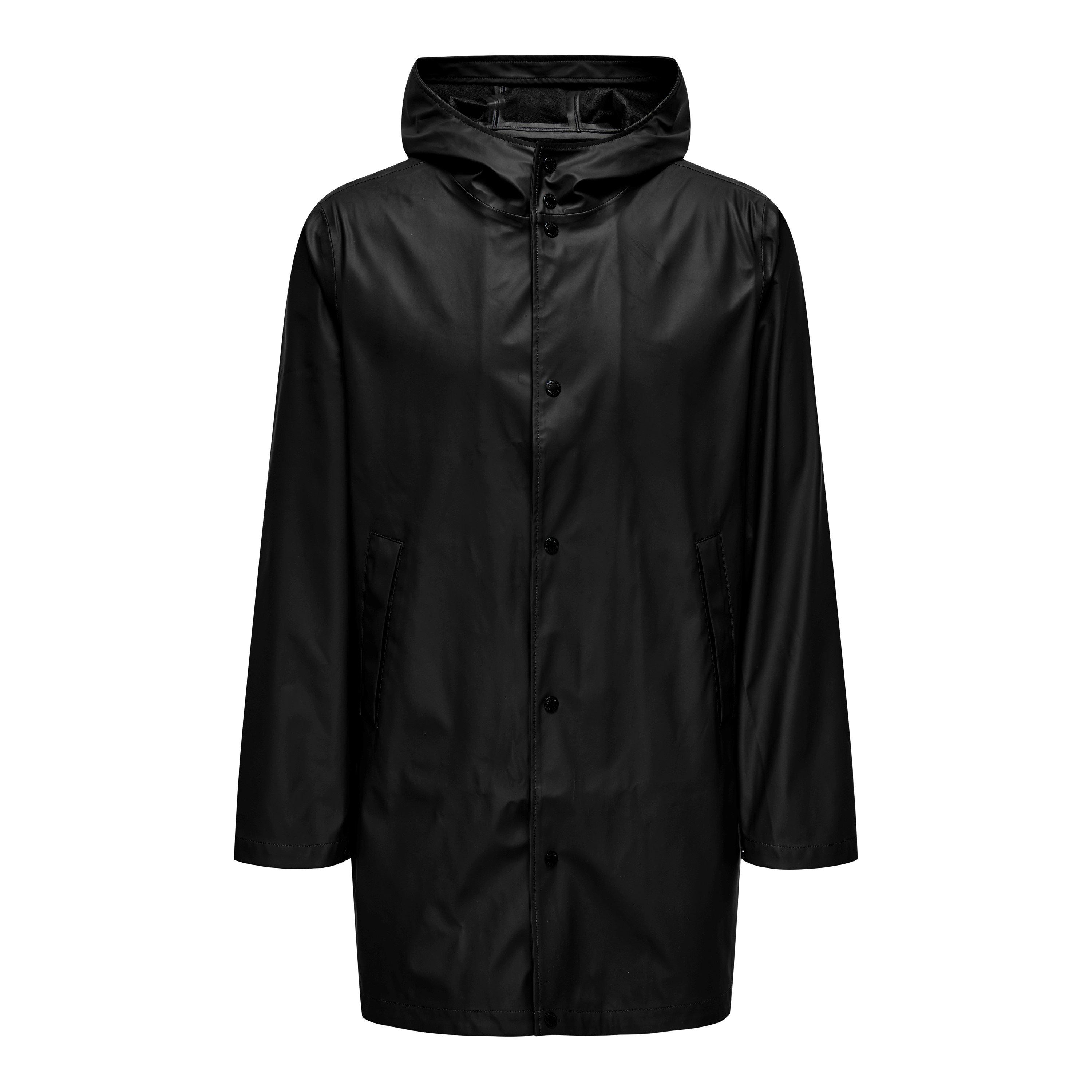 Preto - Only - Waterproof Lightweight Rain Anorak - 6