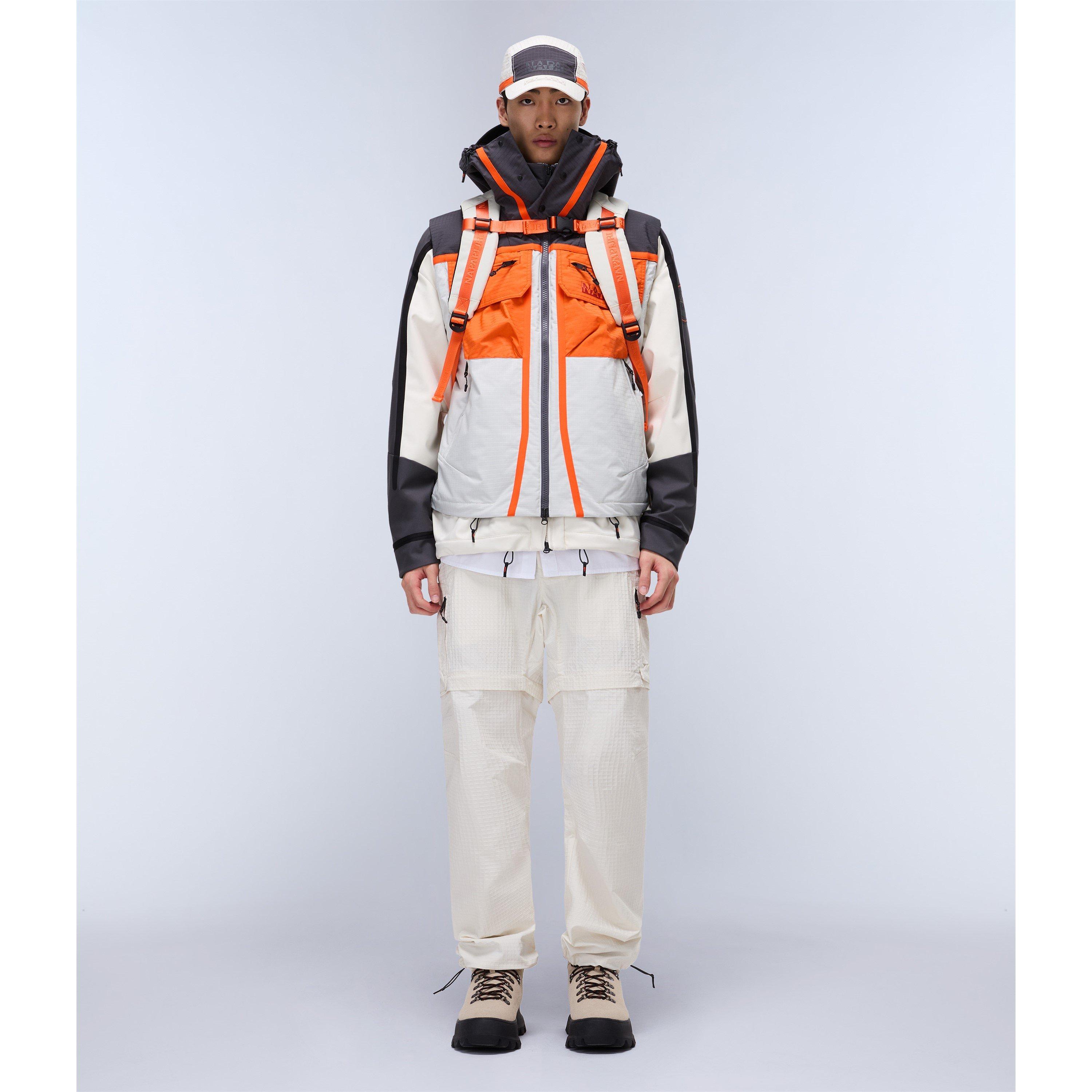 Beige Dimity - Napapijri - Men's Tusco Beige Water-Resistant Rain Anorak - 2