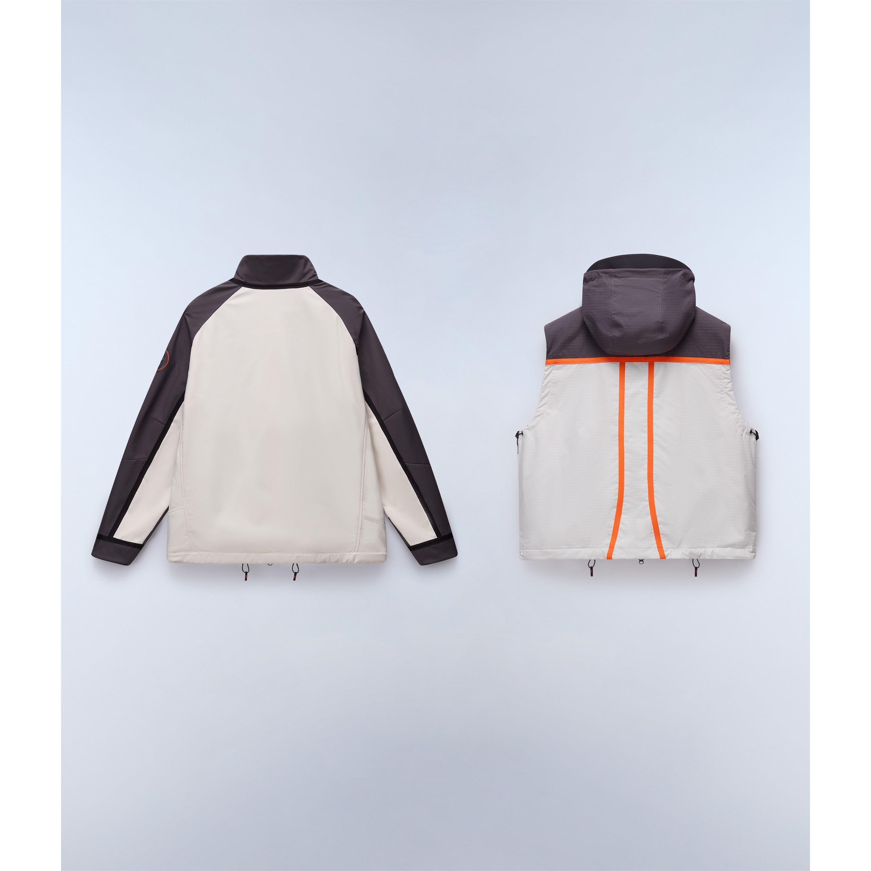 Beige Dimity - Napapijri - Men's Tusco Beige Water-Resistant Rain Anorak - 15