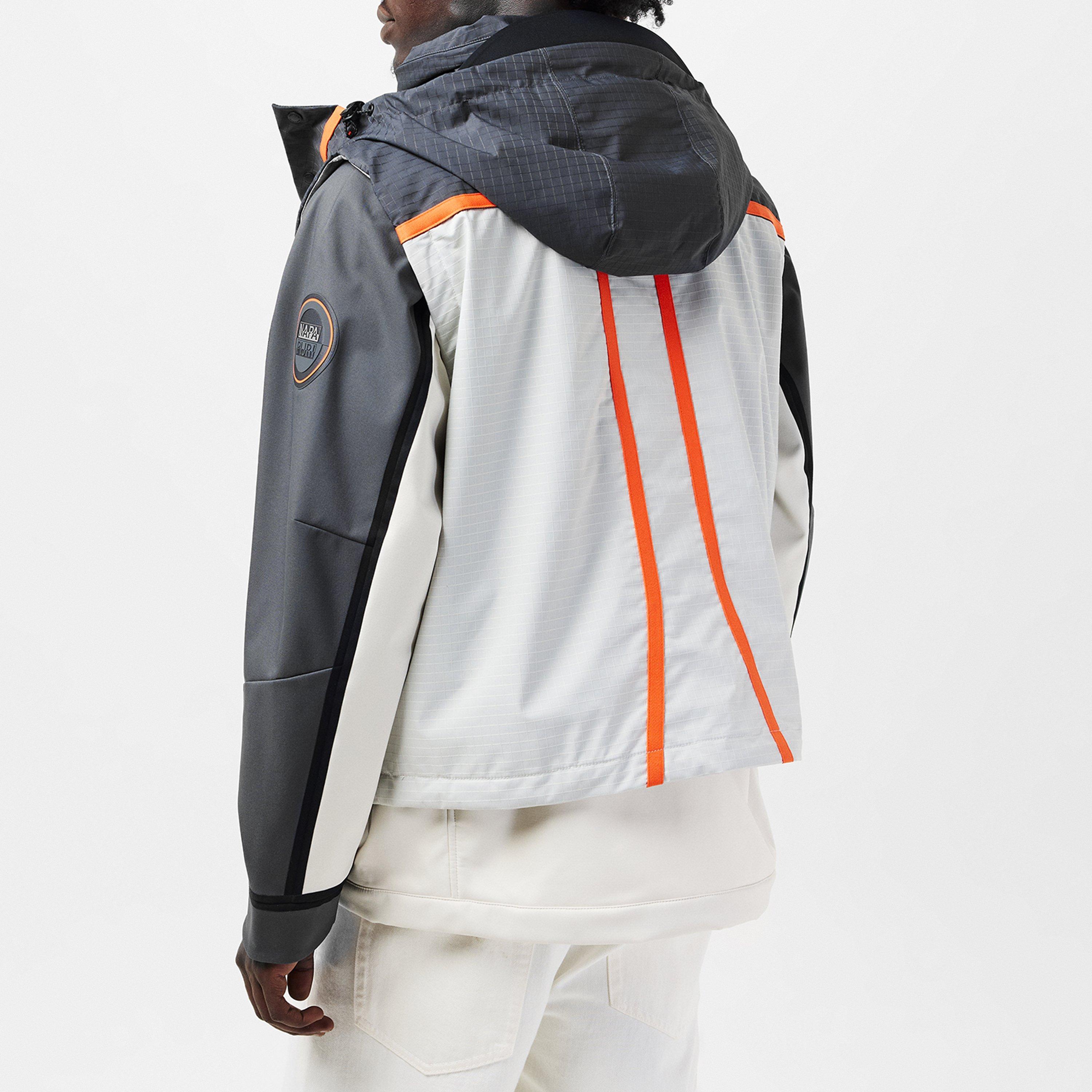 Beige Dimity - Napapijri - Men's Tusco Beige Water-Resistant Rain Anorak - 4