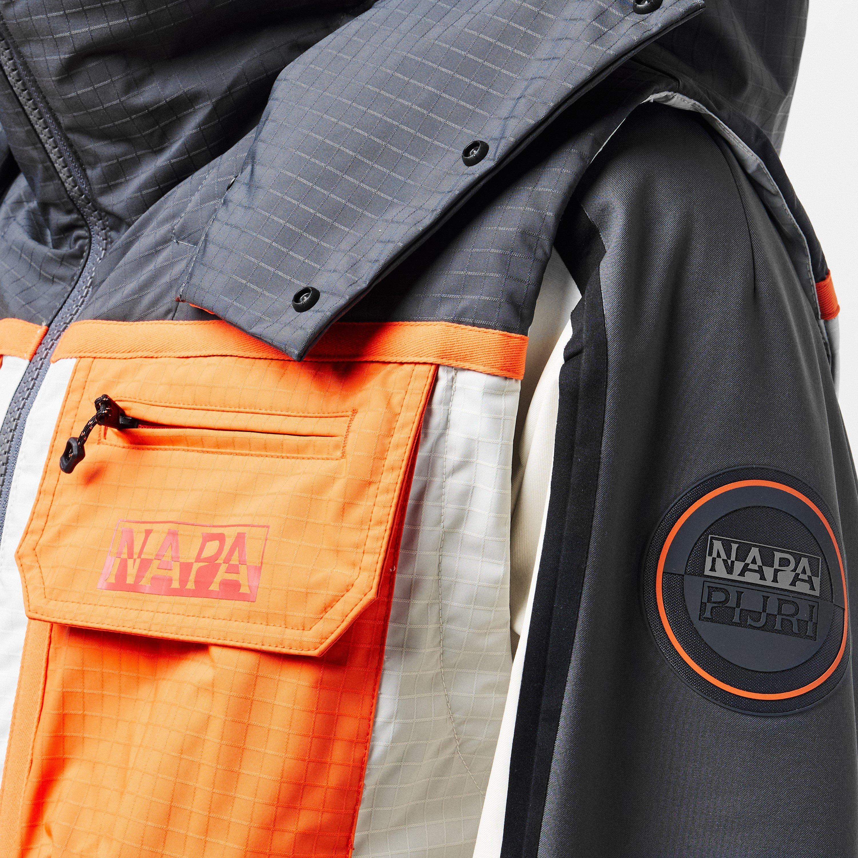 Beige Dimity - Napapijri - Men's Tusco Beige Water-Resistant Rain Anorak - 5