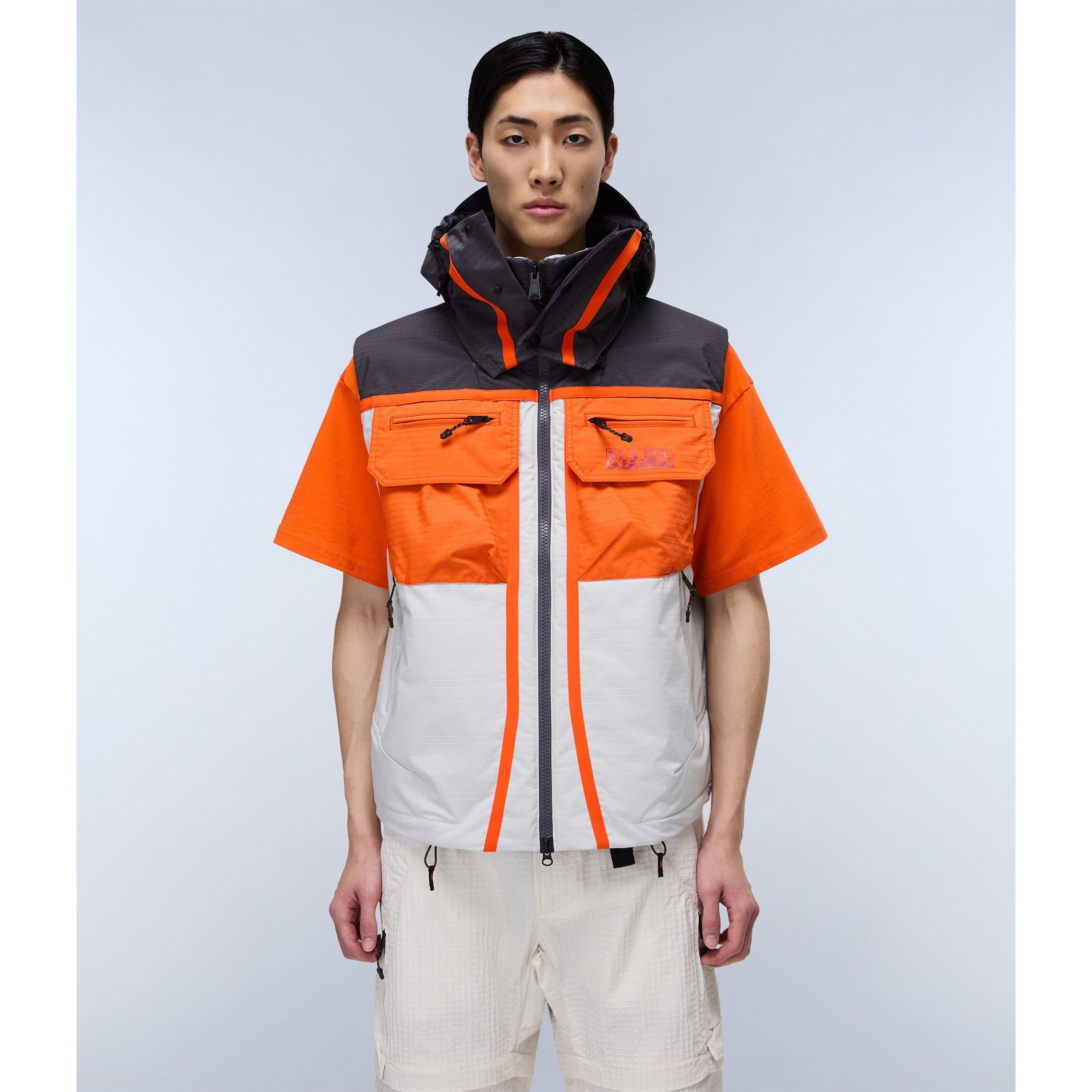 Beige Dimity - Napapijri - Men's Tusco Beige Water-Resistant Rain Anorak - 9