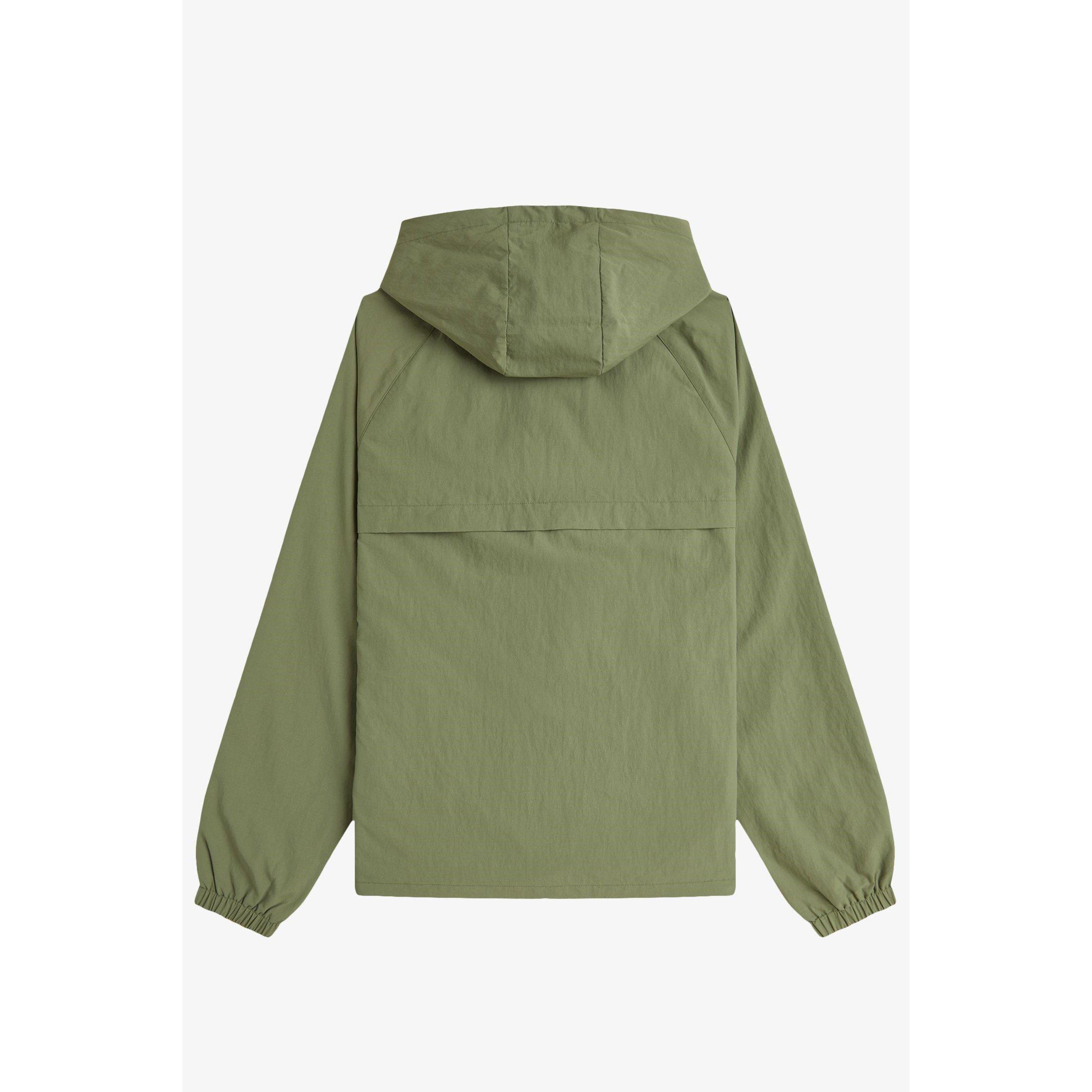 Olive Mint X88 - Fred Perry - Men's Taslan Hooded Shell Rain Anorak - 2