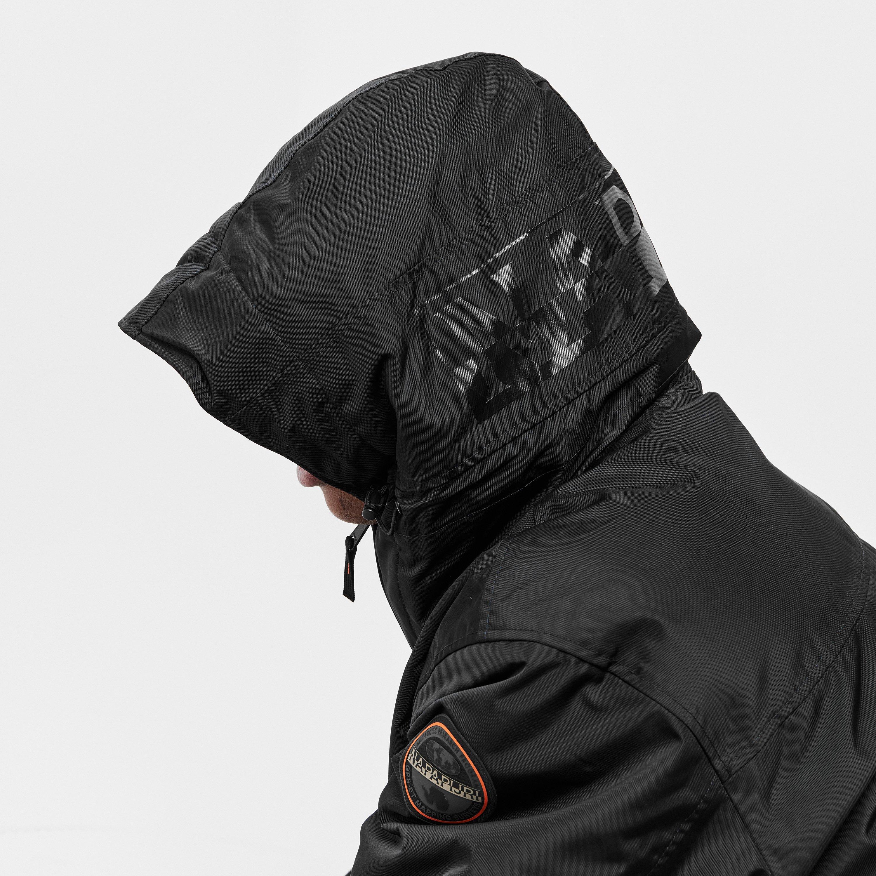 Black Beauty - Napapijri - Men's Rainforest Waterproof Rain Anorak - 5