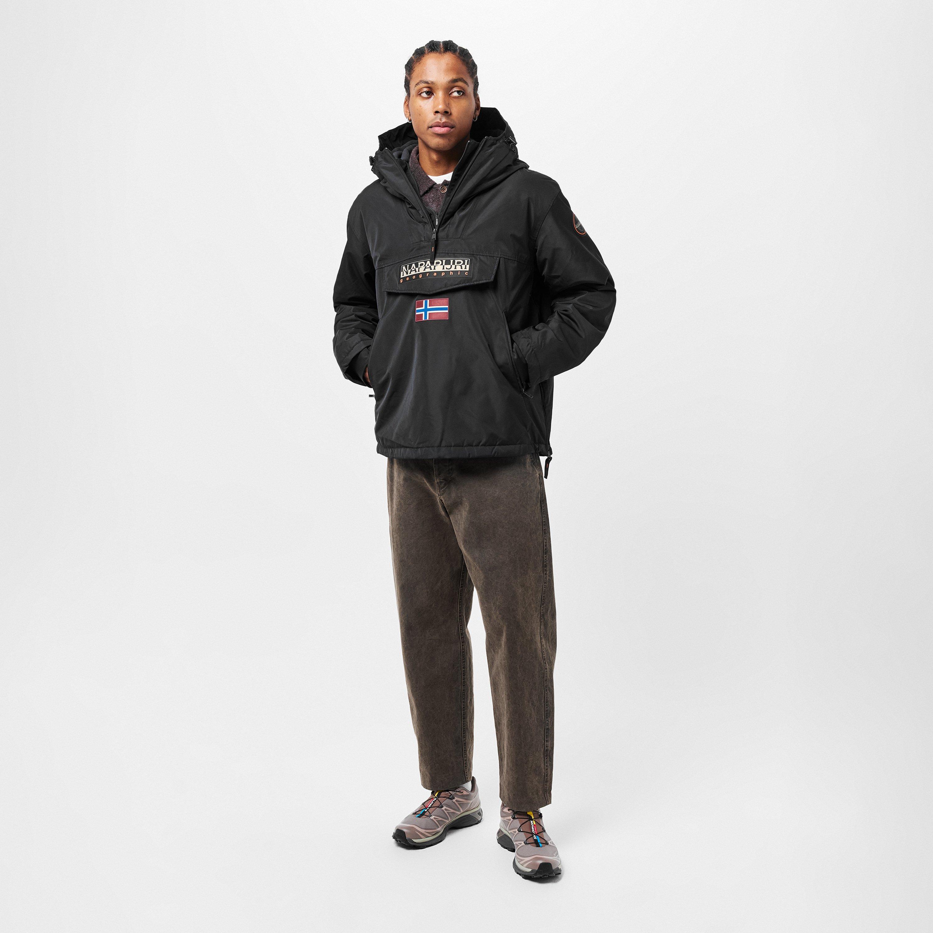 Black Beauty - Napapijri - Men's Rainforest Waterproof Rain Anorak - 6