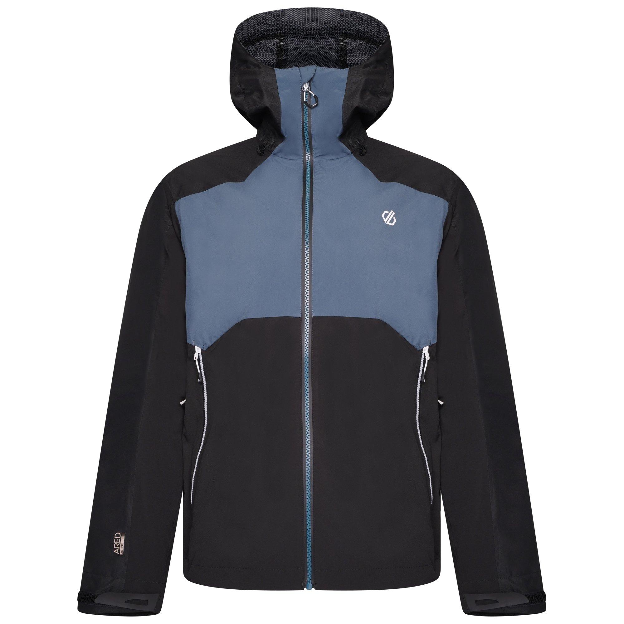 Sort/Orion - Dare 2b - Herre Touchpoint Vandtæt Regn Anorak - 1
