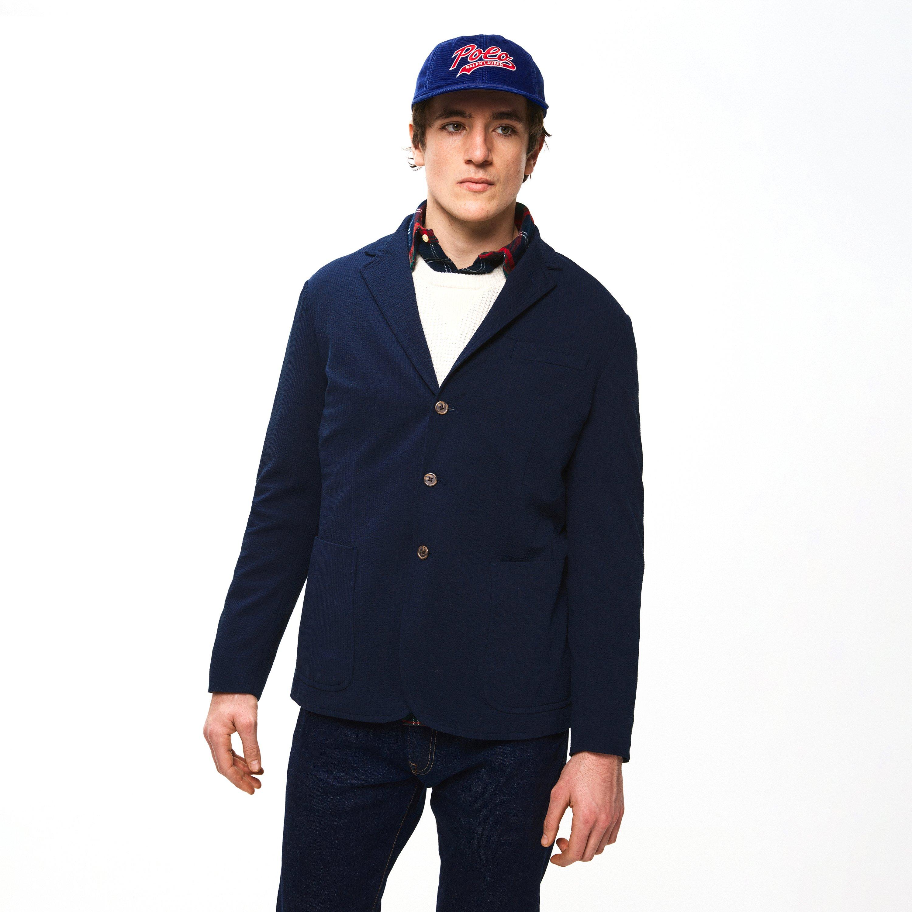 Navy - Ralph Lauren - Men's Srsckr Blazer - 3