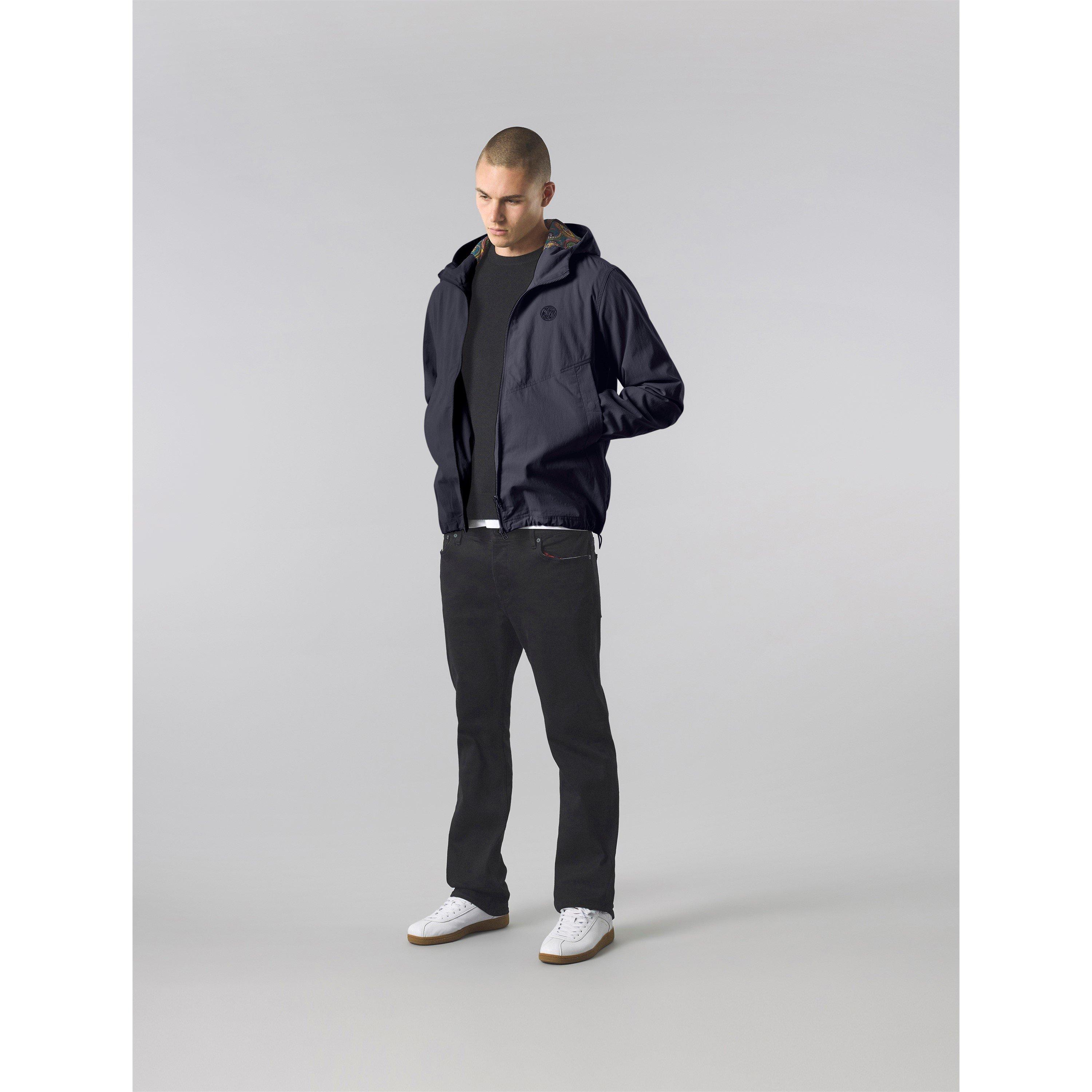 Navy - Pretty Green - Men's Feltham Weatherproof Rain Anorak - 4
