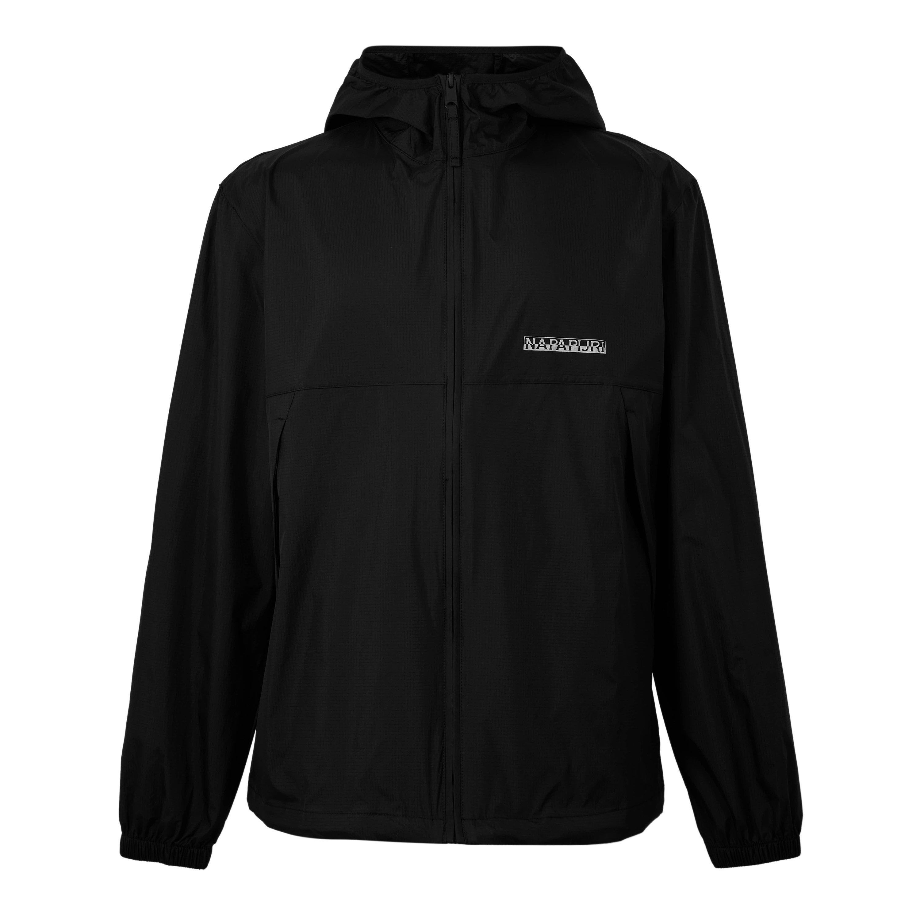 Napapijri Men's Rain Anorak Jacket - Black - XL