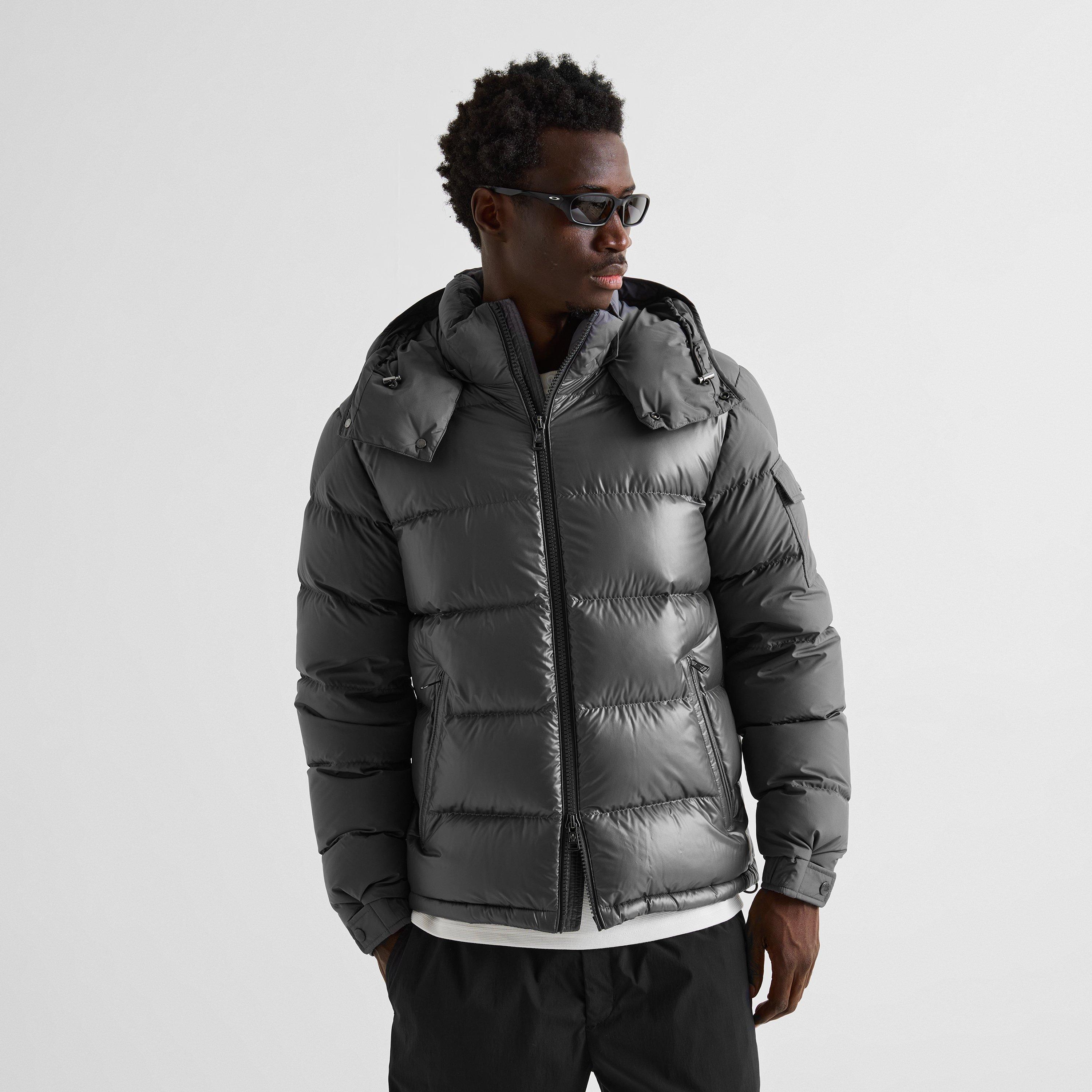 Grey 921 - Moncler - Men's Maya Mix Short Puffer Jacket - 3