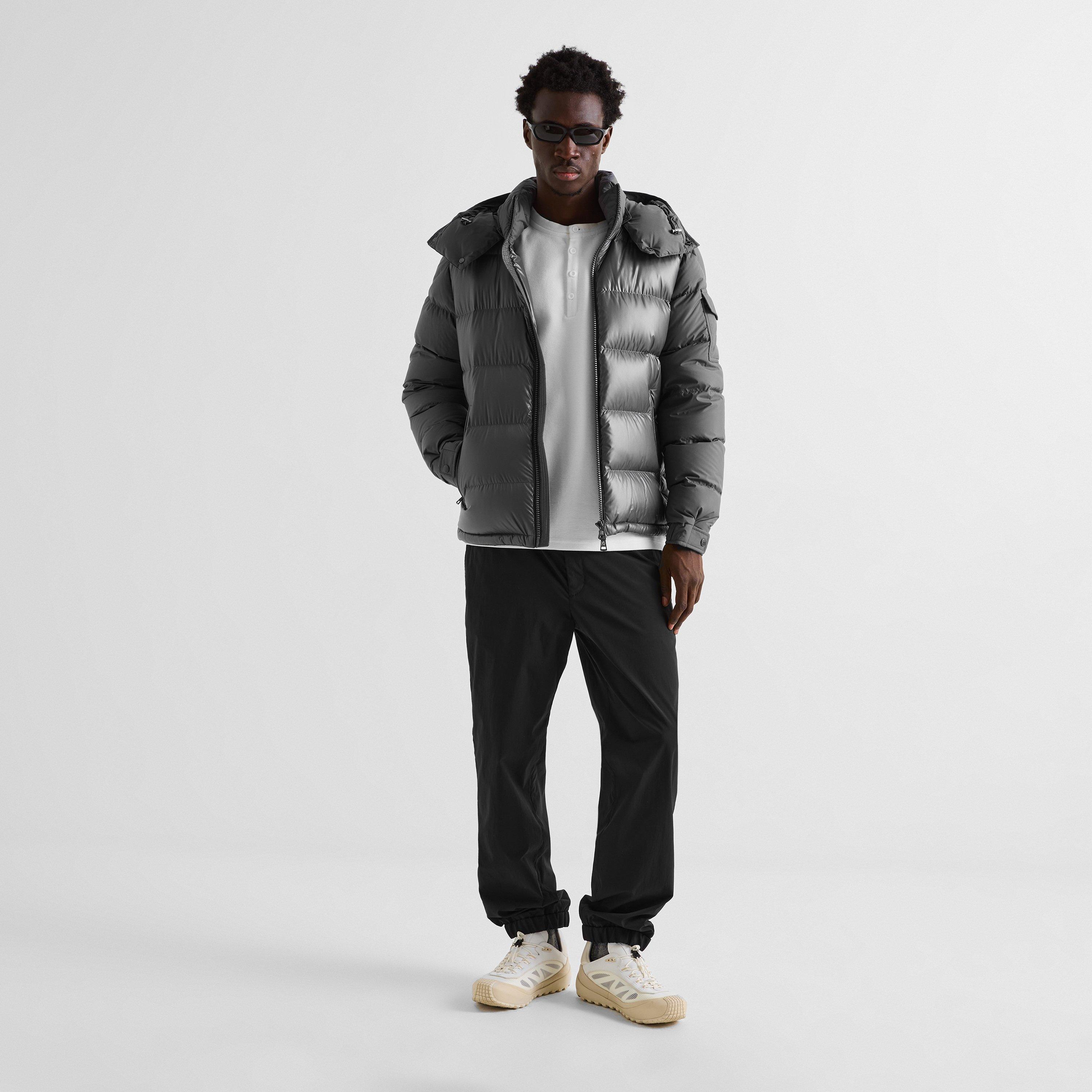 Grey 921 - Moncler - Men's Maya Mix Short Puffer Jacket - 5