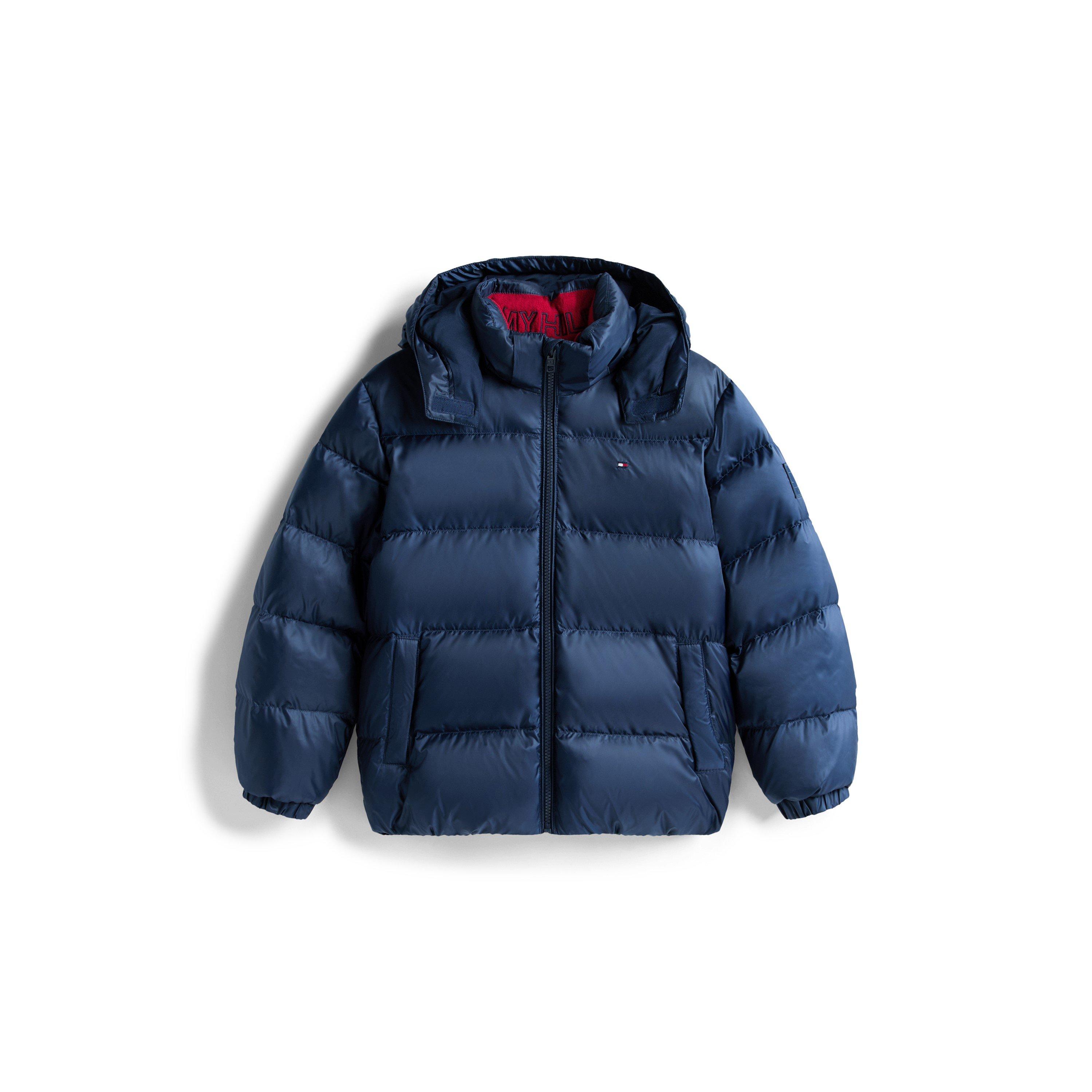 Dark Blue C1G - Tommy Hilfiger - Kids' Essential Duck Down Short-Puffer Jacket - 1