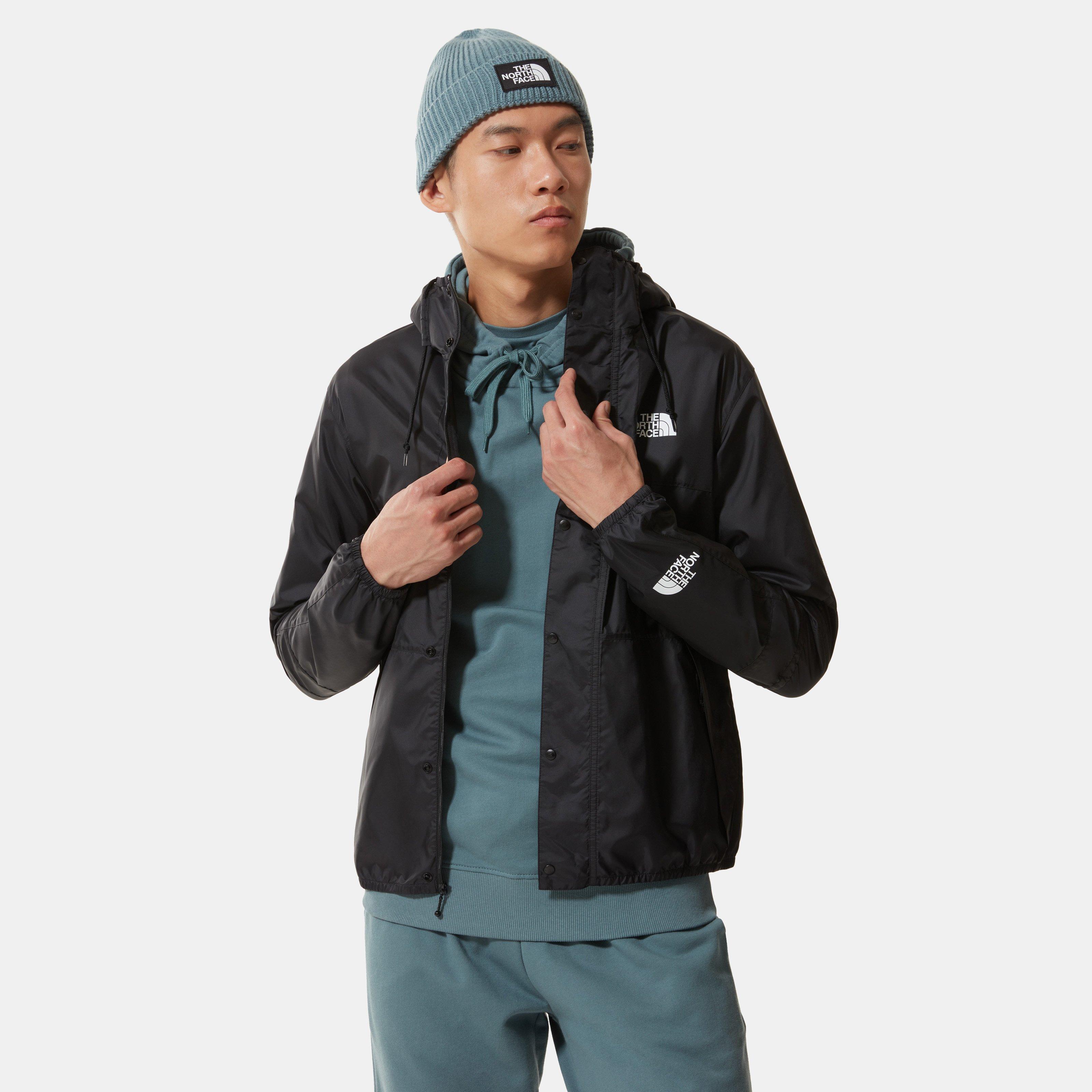 TNF Black - The North Face - Men's Mountain Water Resistant Long Sleeve Rain Anorak - 3